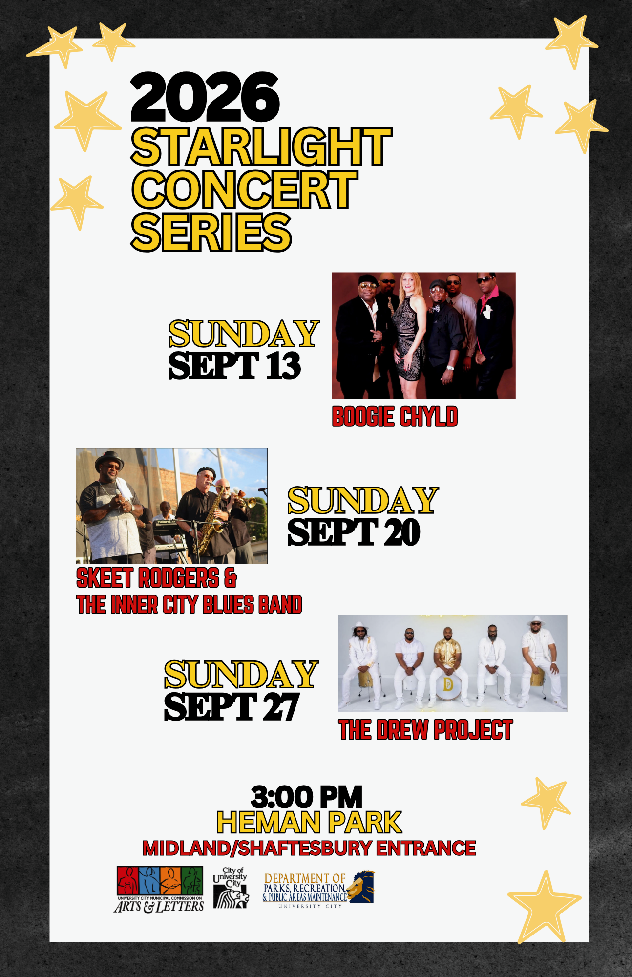 2026 Starlight Concert Series featuring Drew Project