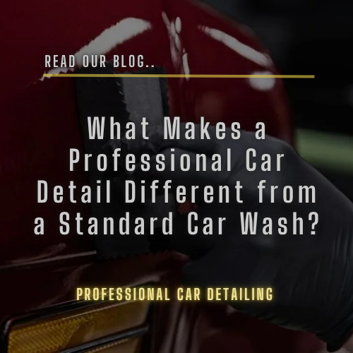 What Makes a Professional Car Detail Different from a Standard Car Wash?