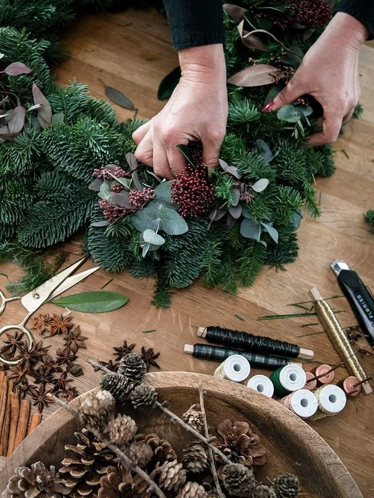Crea tu corona de navidad 🎄