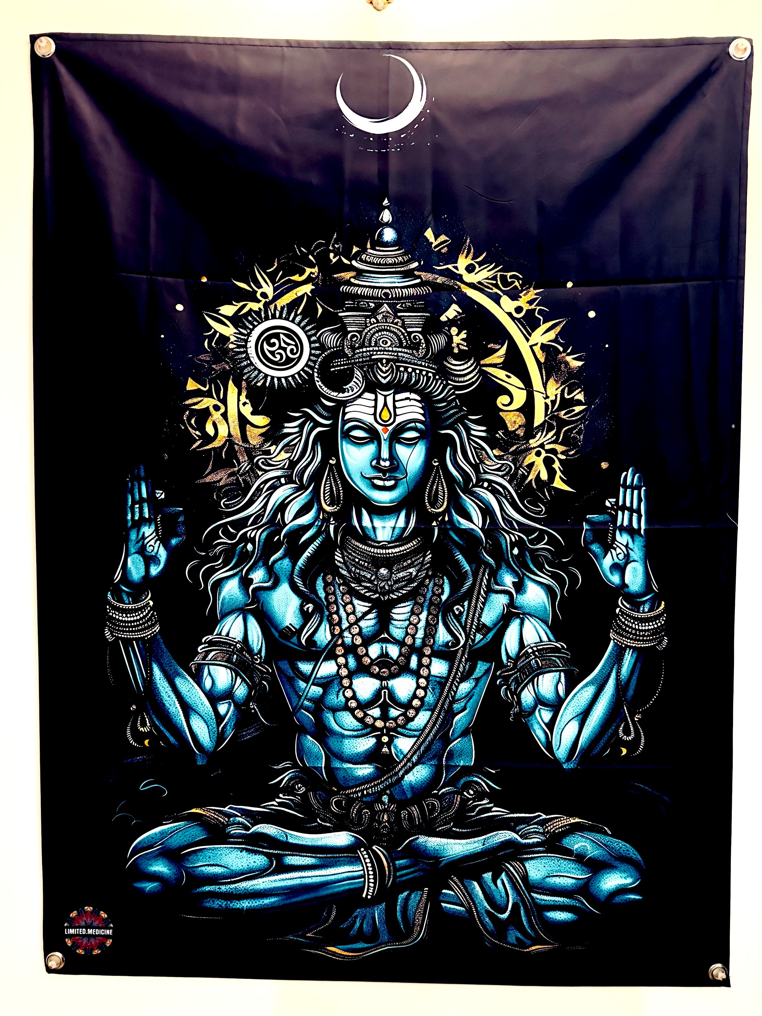 Shiva Shakti Wall Tapestry