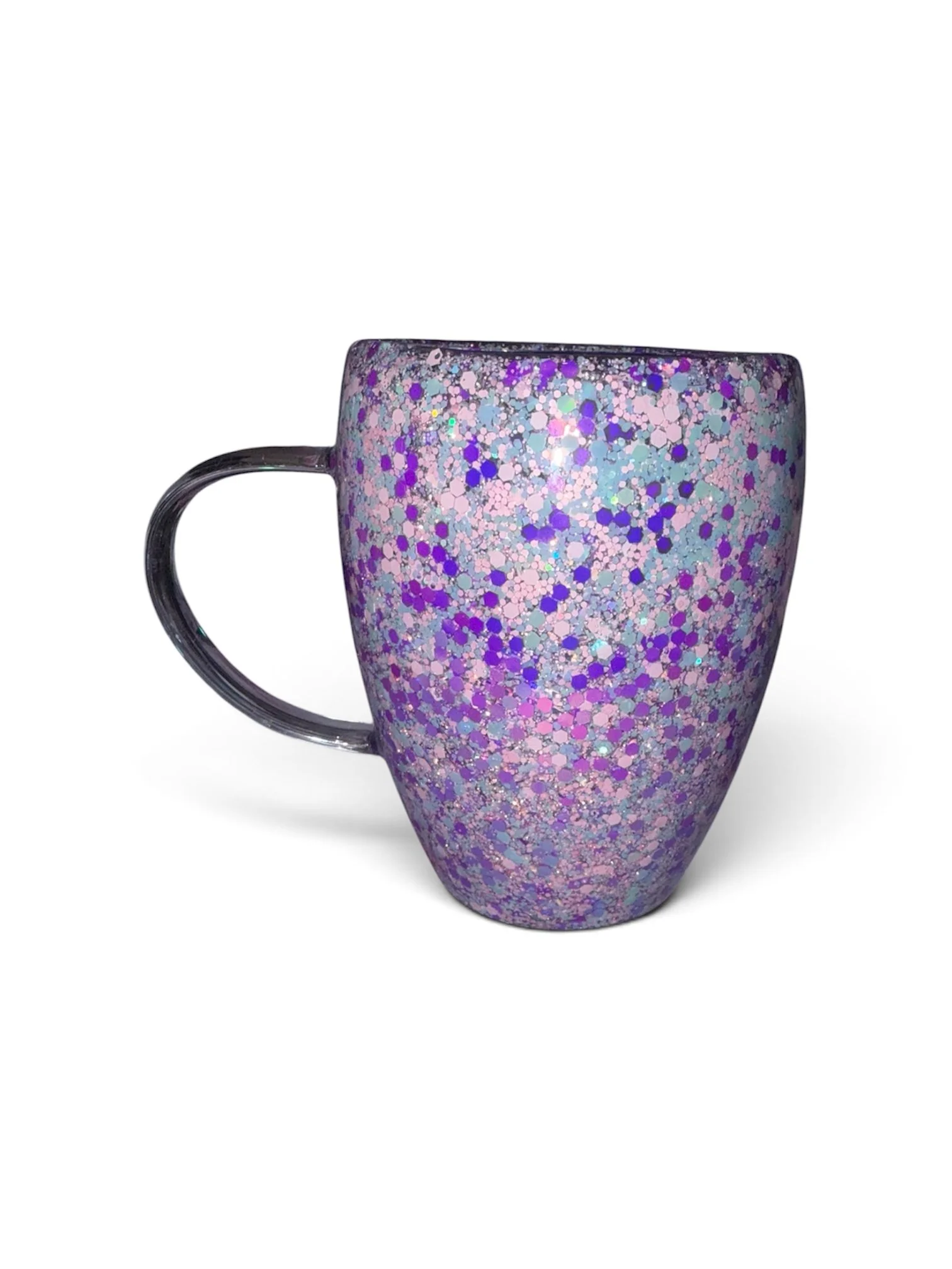 Glass 12oz coffee snow globe mugs