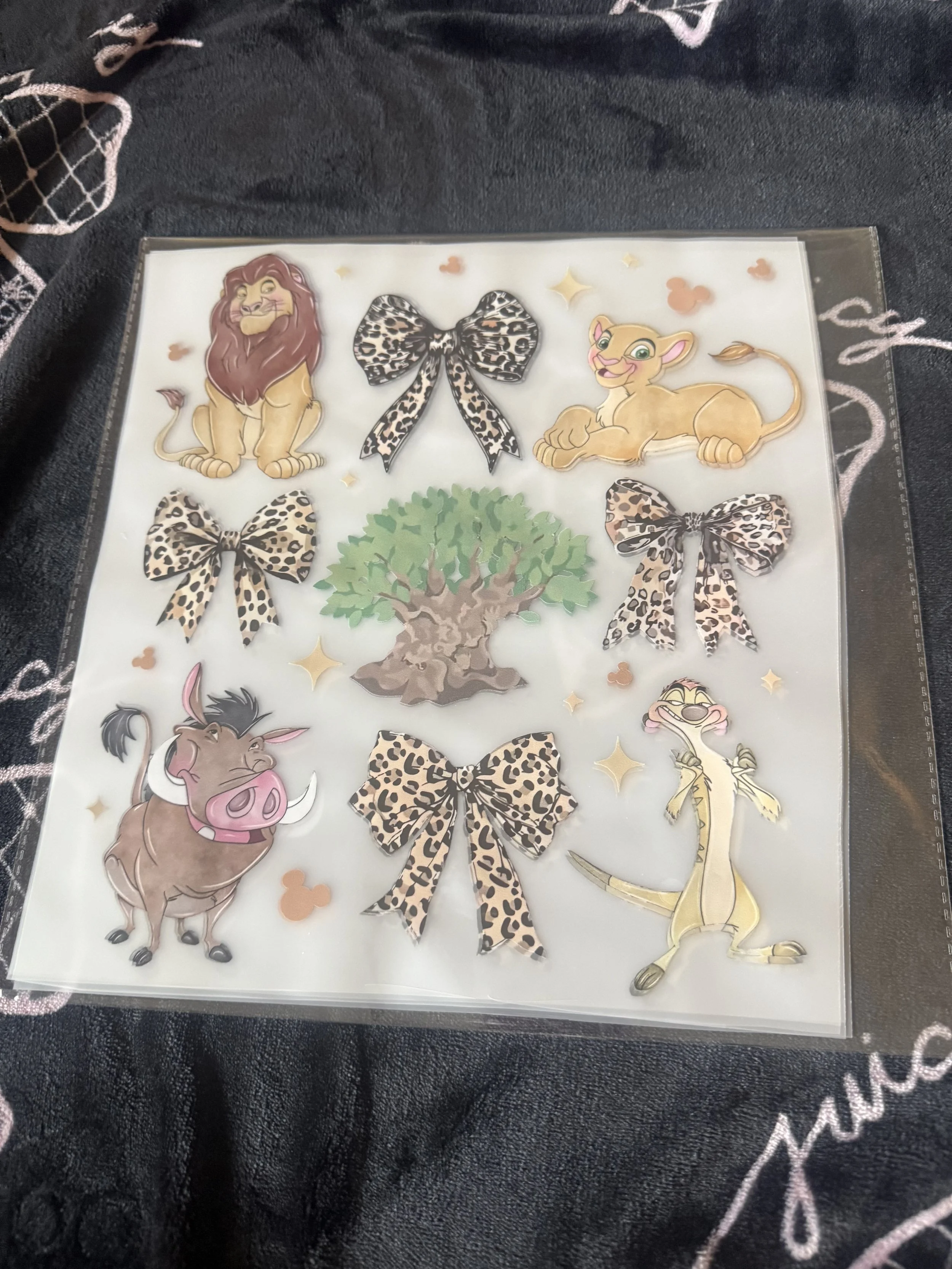 Lion King 11inch DTF Transfer