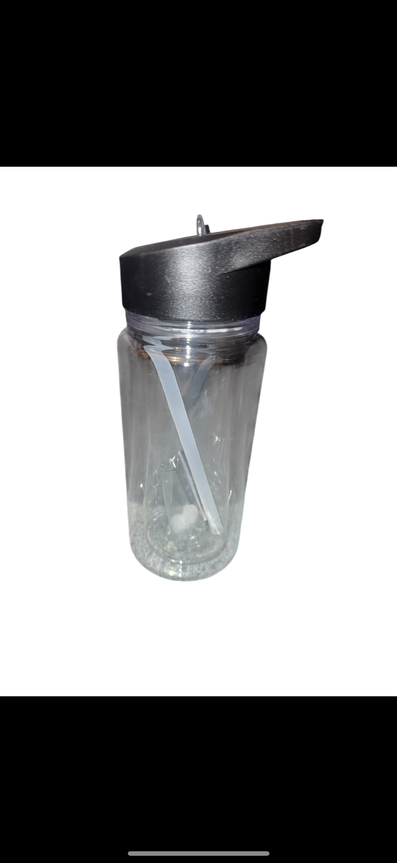 10oz acrylic snow globe drink bottle