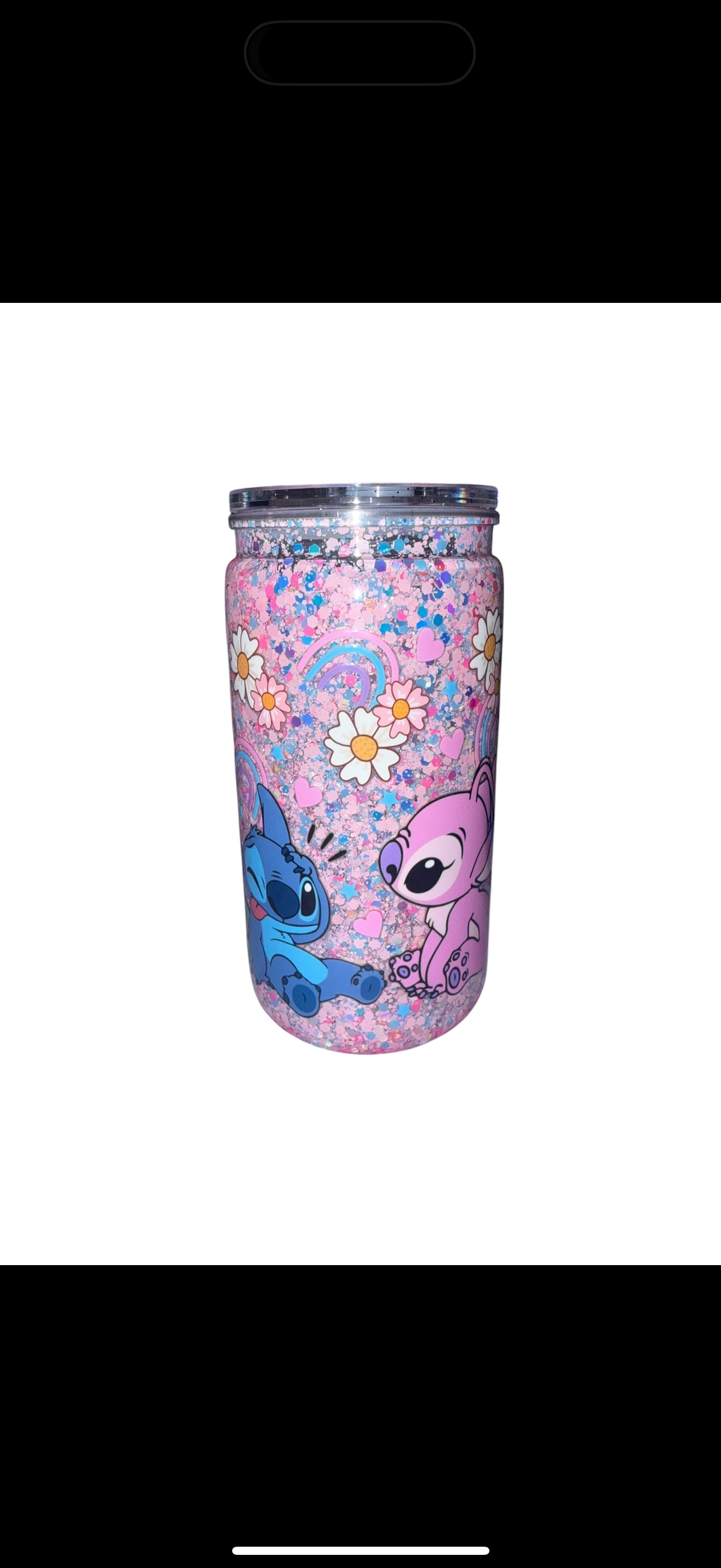 Stitch Acrylic Snow Globe