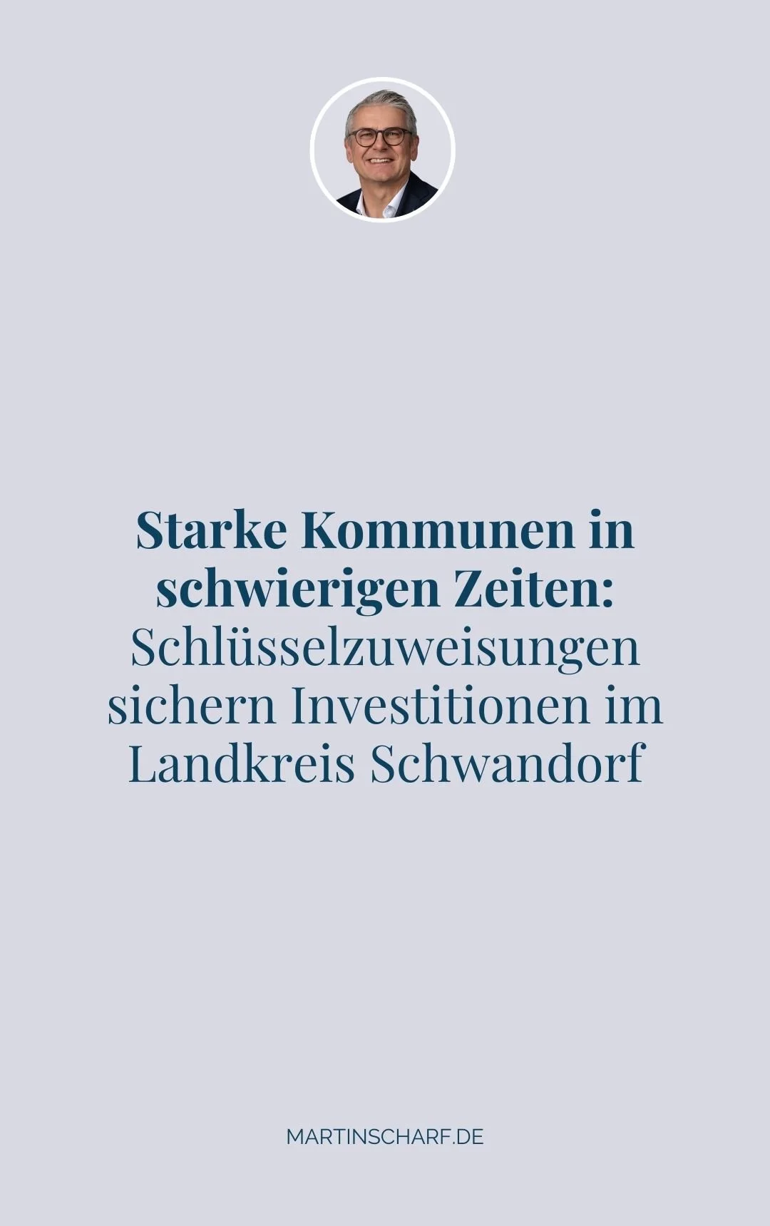 Starke Kommunen in schwierigen Zeiten: Schlüsselzuweisungen sichern Investitionen im Landkreis Schwandorf