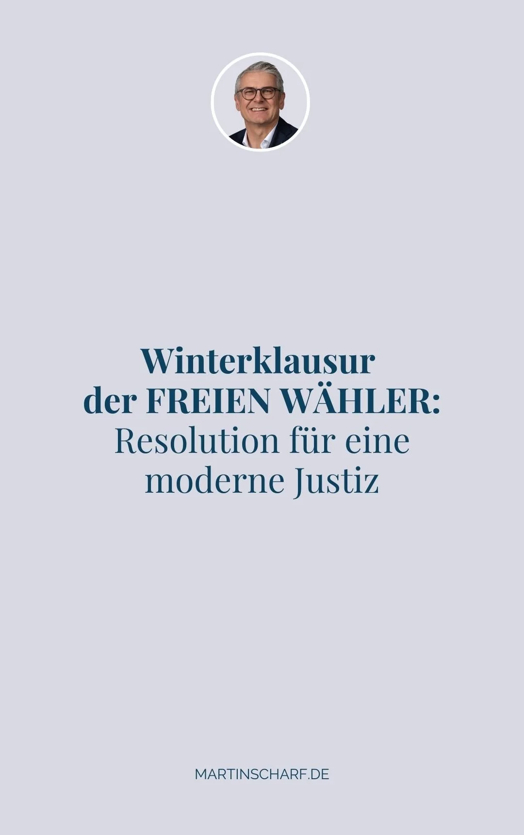 Winterklausur der FREIEN WÄHLER: Resolution für eine moderne Justiz