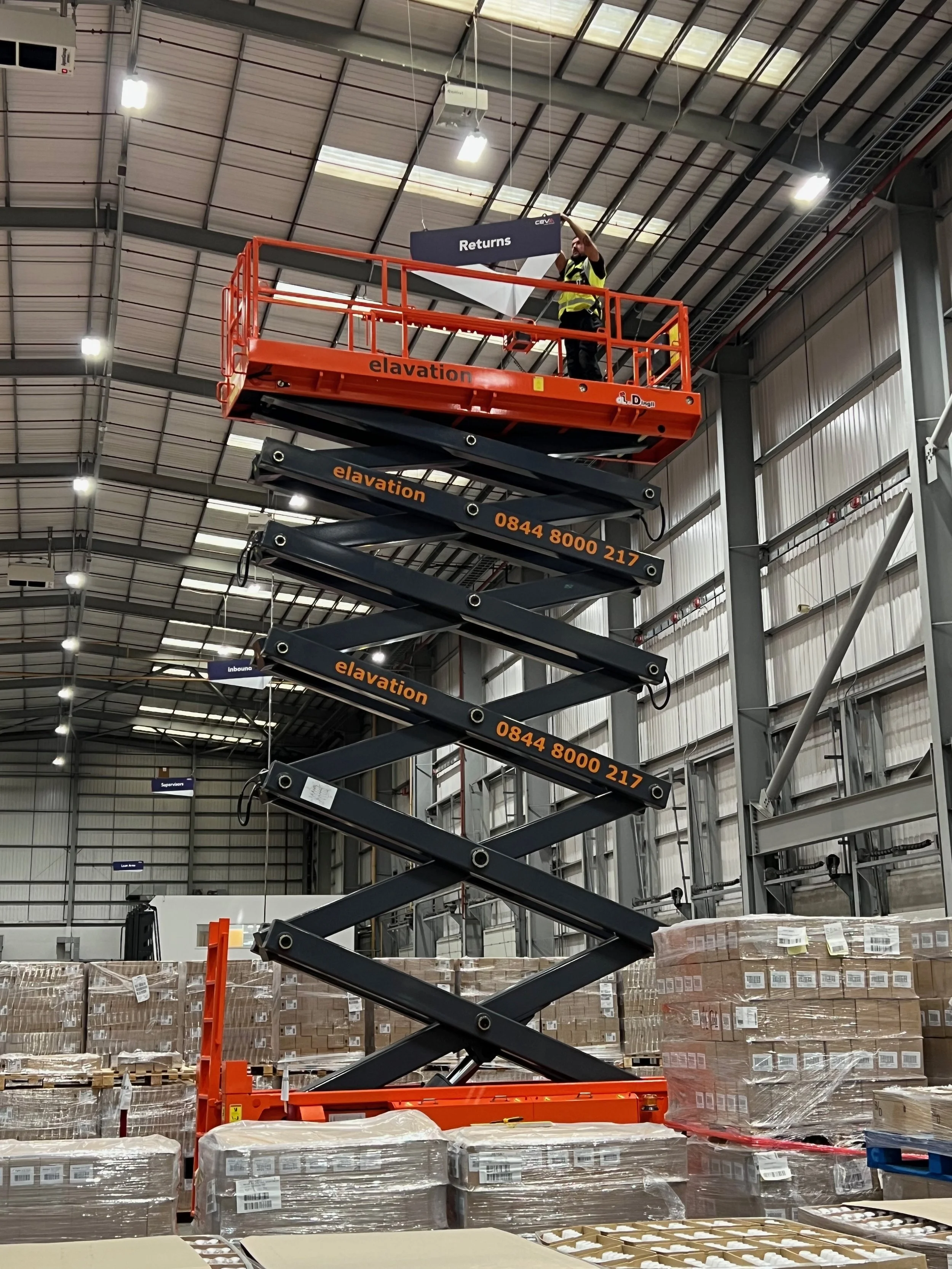 Professional signage for factories and warehouses. Installed with safety and precision.