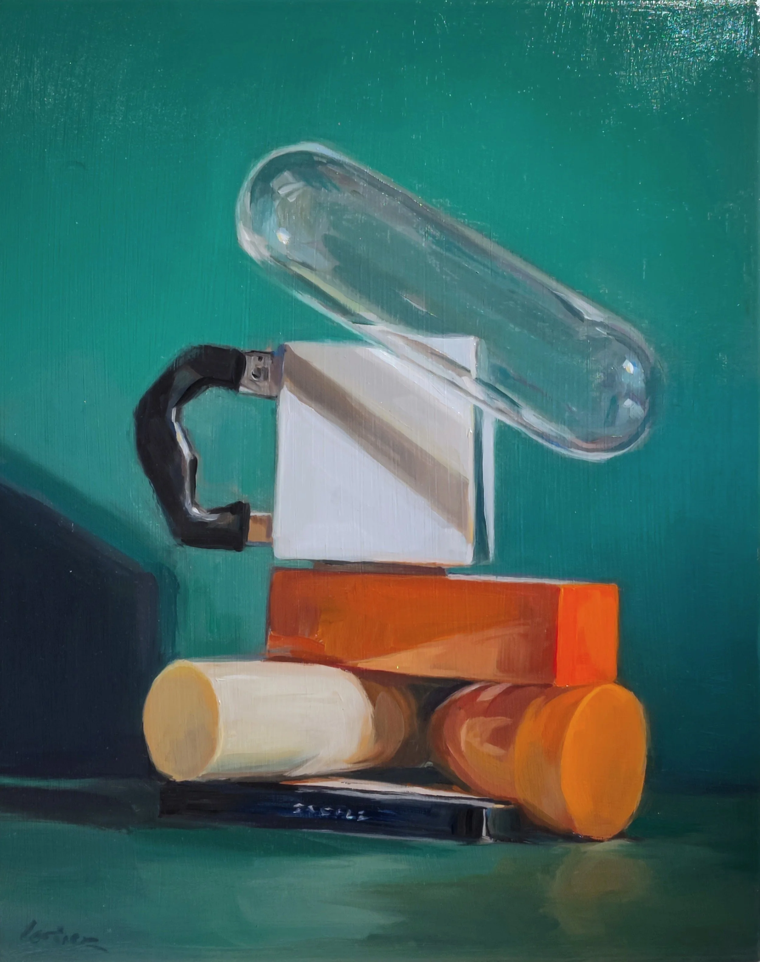 Status Intermedius No. 11 - 
oil on panel, 30 × 37,5 cm