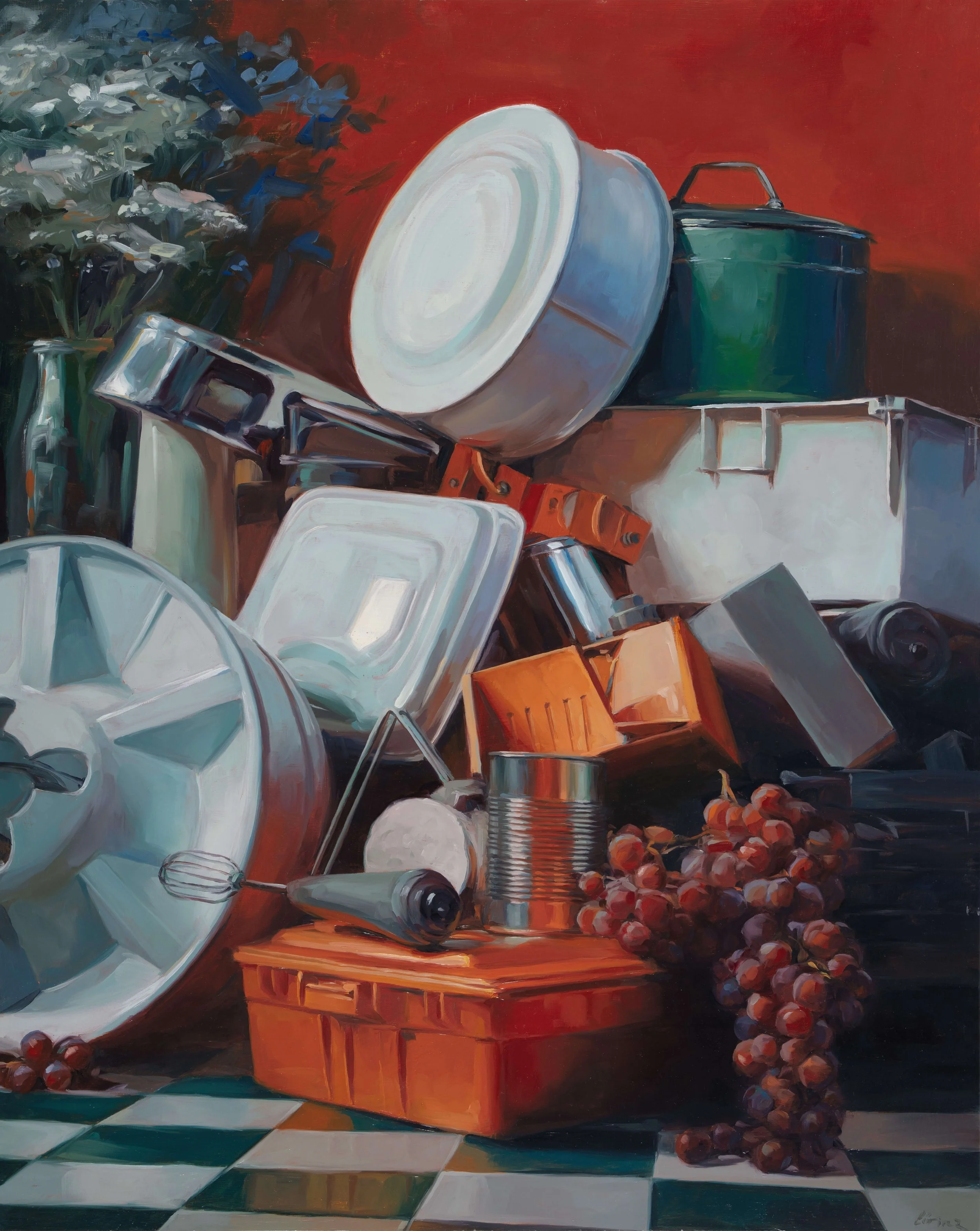 Status Intermedius No. 2 - 
oil on panel, 60 × 75 cm