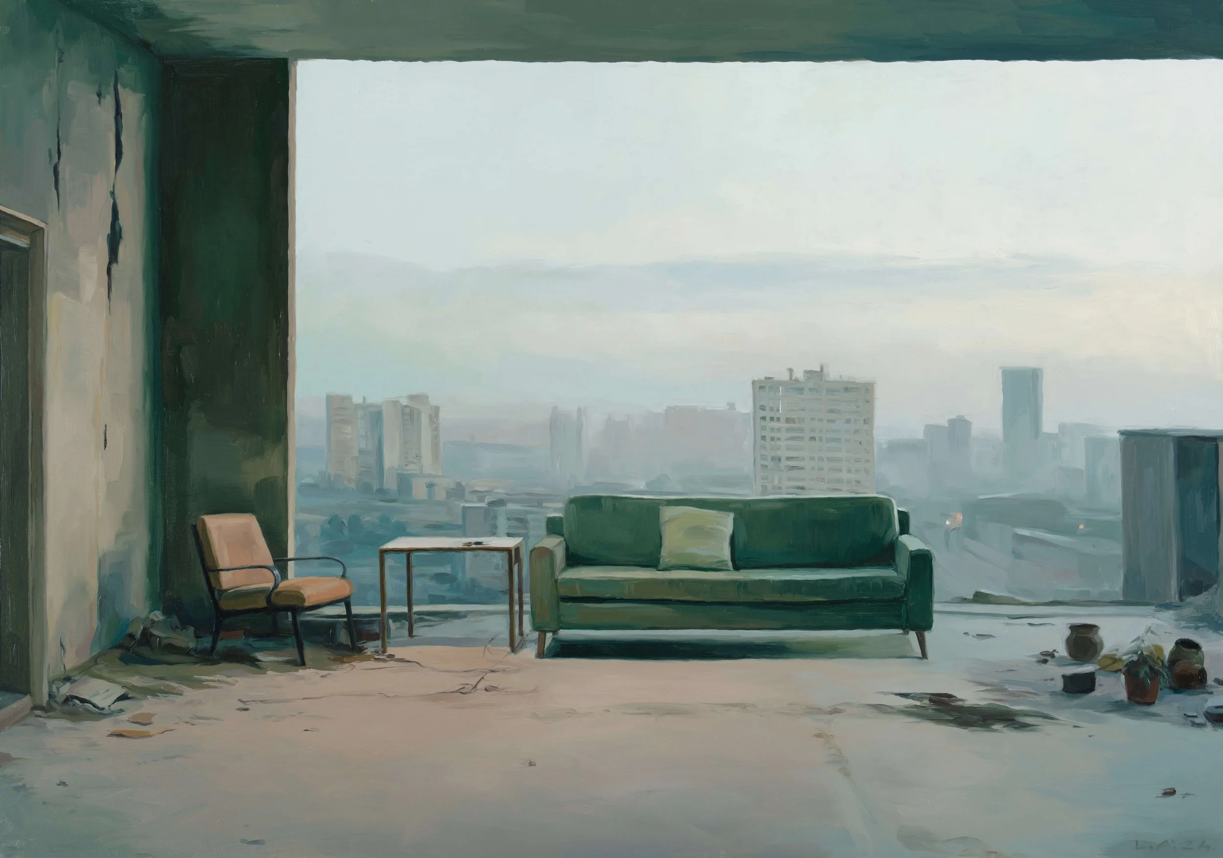 Vestigia Vitae No. 2- oil on panel, 60 × 85 cm