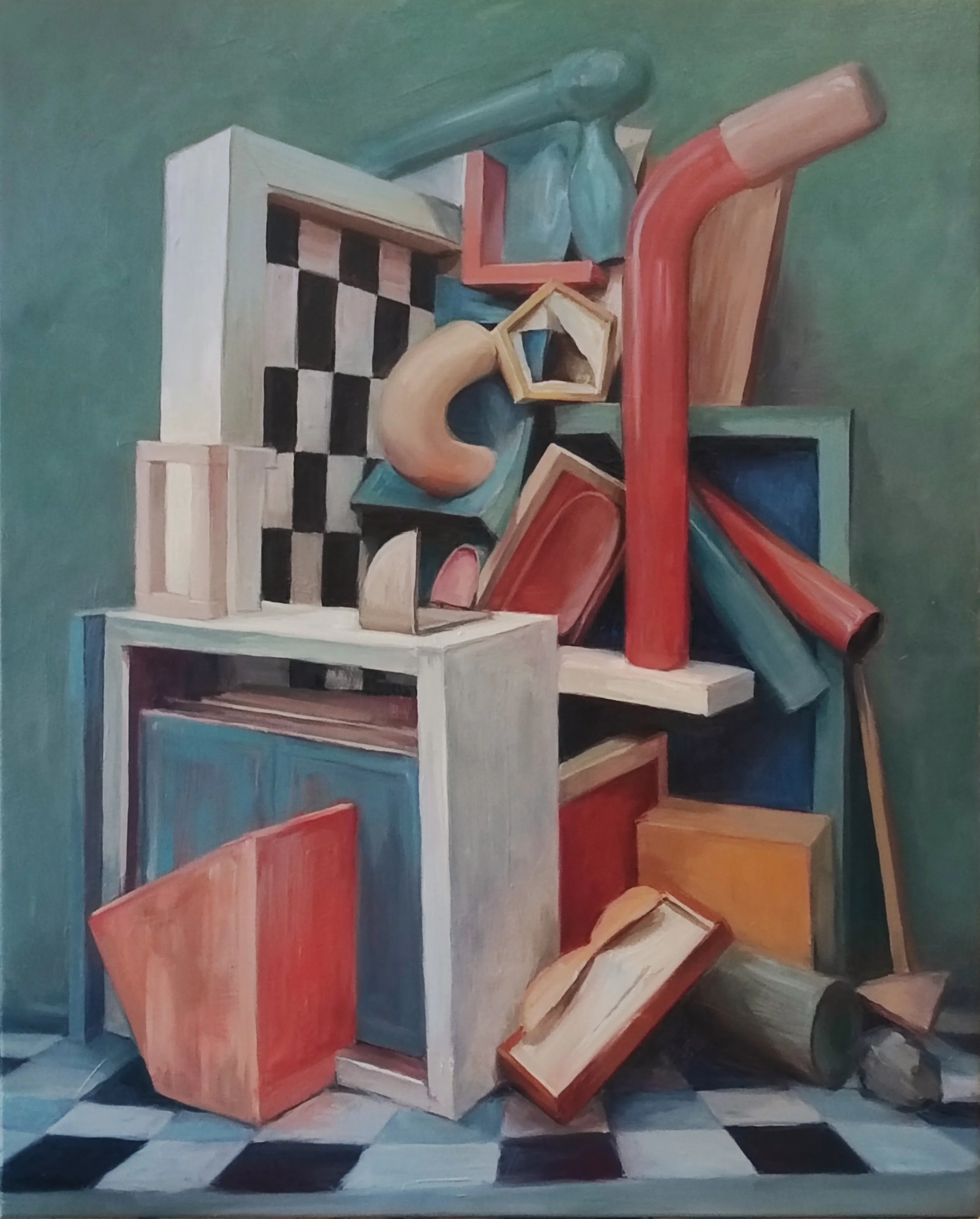 Status Intermedius No. 6 - 
oil on panel, 60 × 75 cm