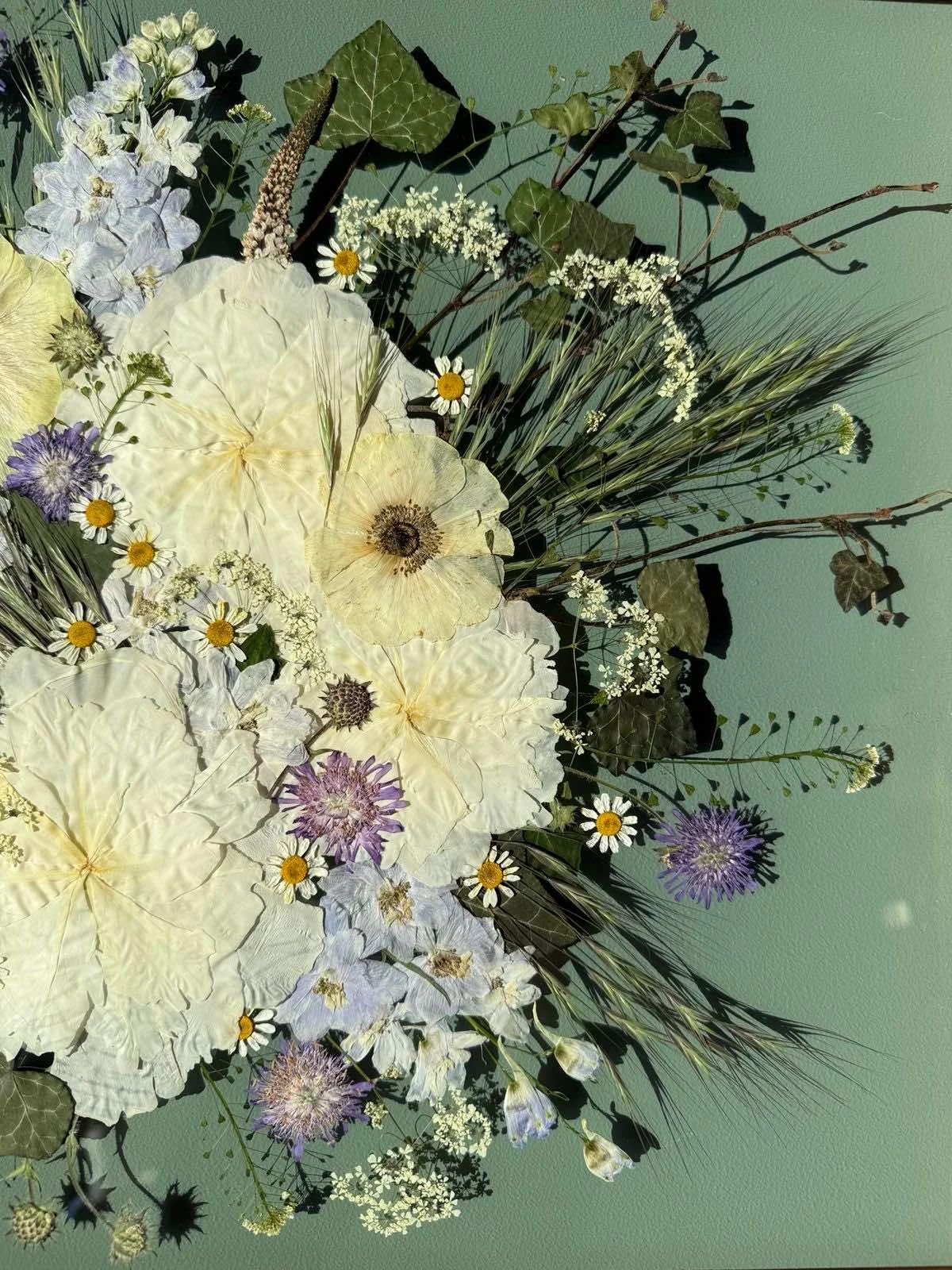 Květinový obraz ze smuteční kytice nebo vazby od Pohřebních průvodců