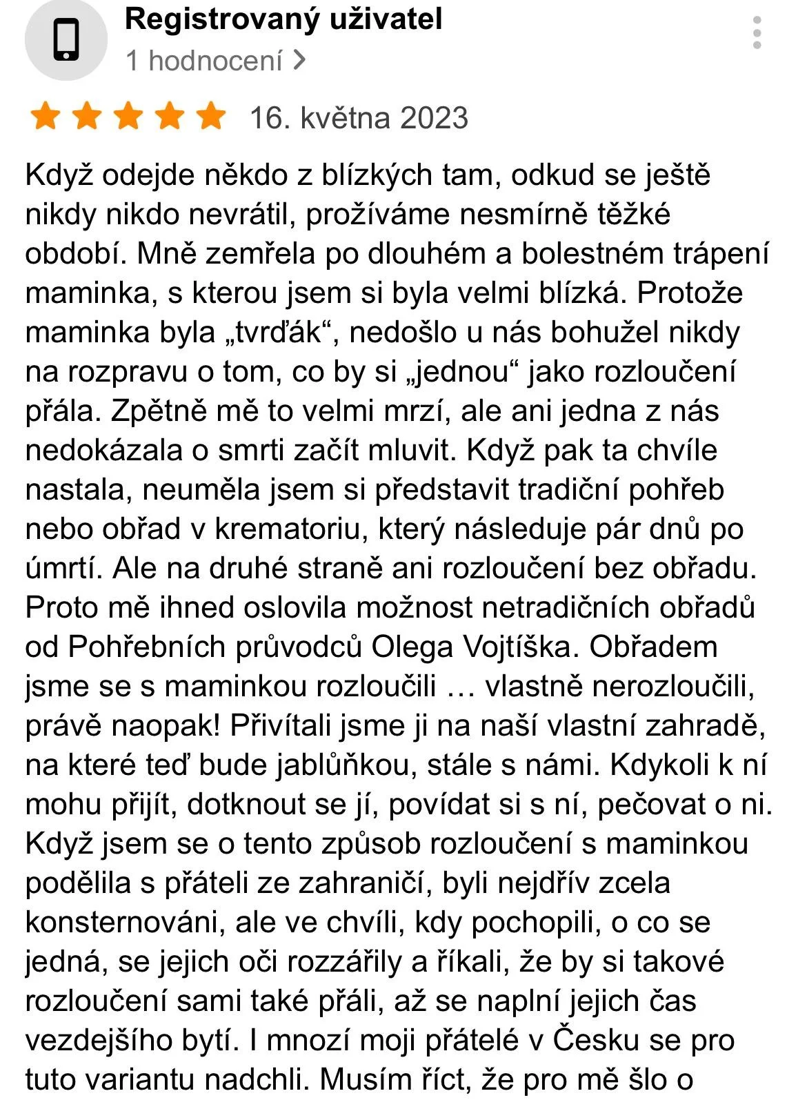 Pohřební průvodci - hodnocení, recenze Heleny Zaviačičové