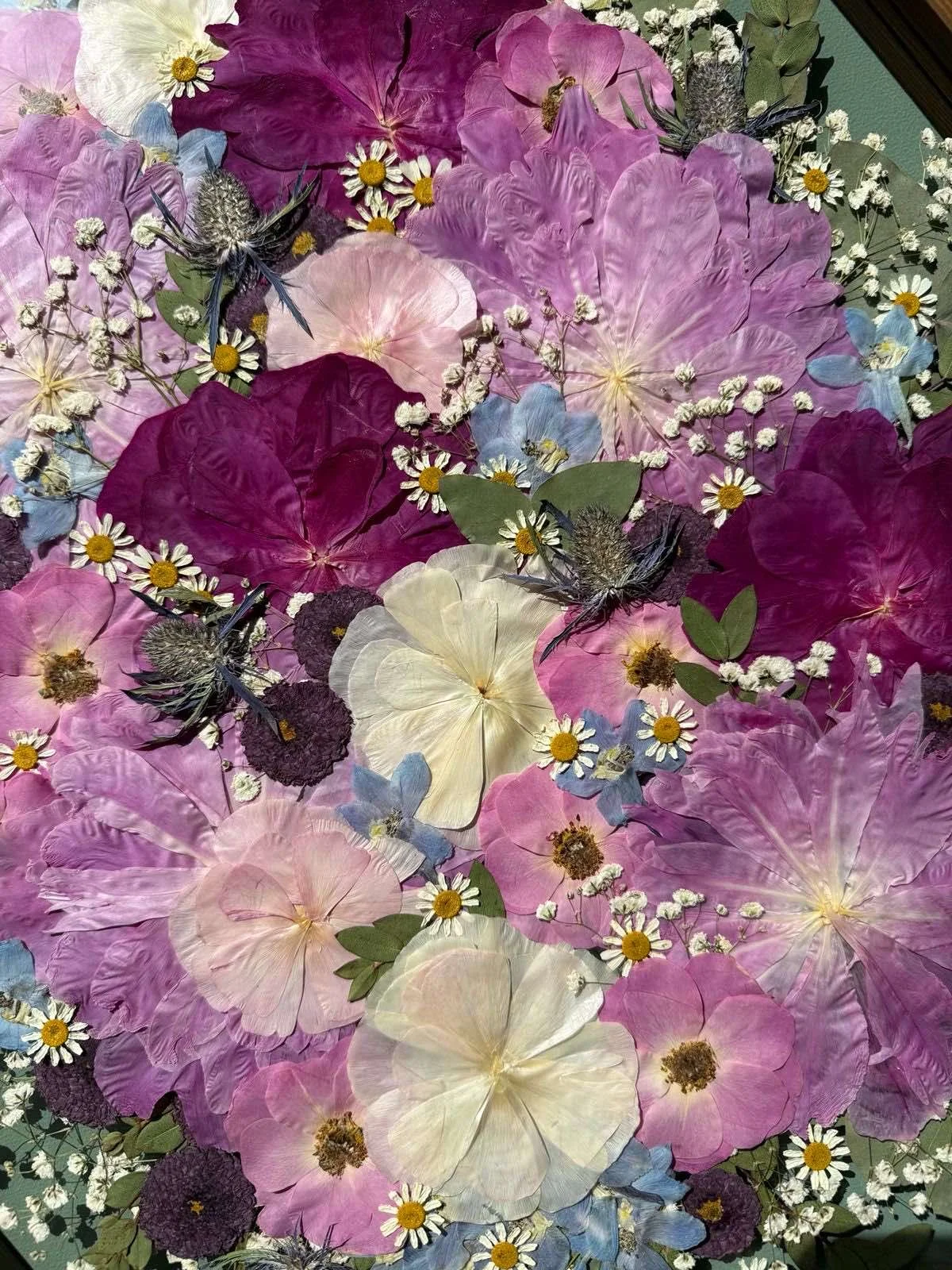 Květinový obraz ze smuteční kytice nebo vazby od Pohřebních průvodců