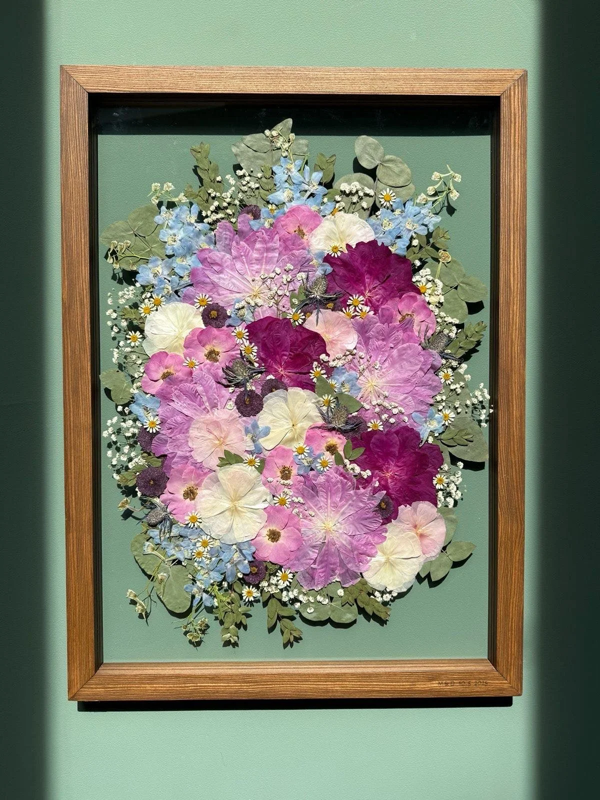 Květinový obraz ze smuteční kytice nebo vazby od Pohřebních průvodců