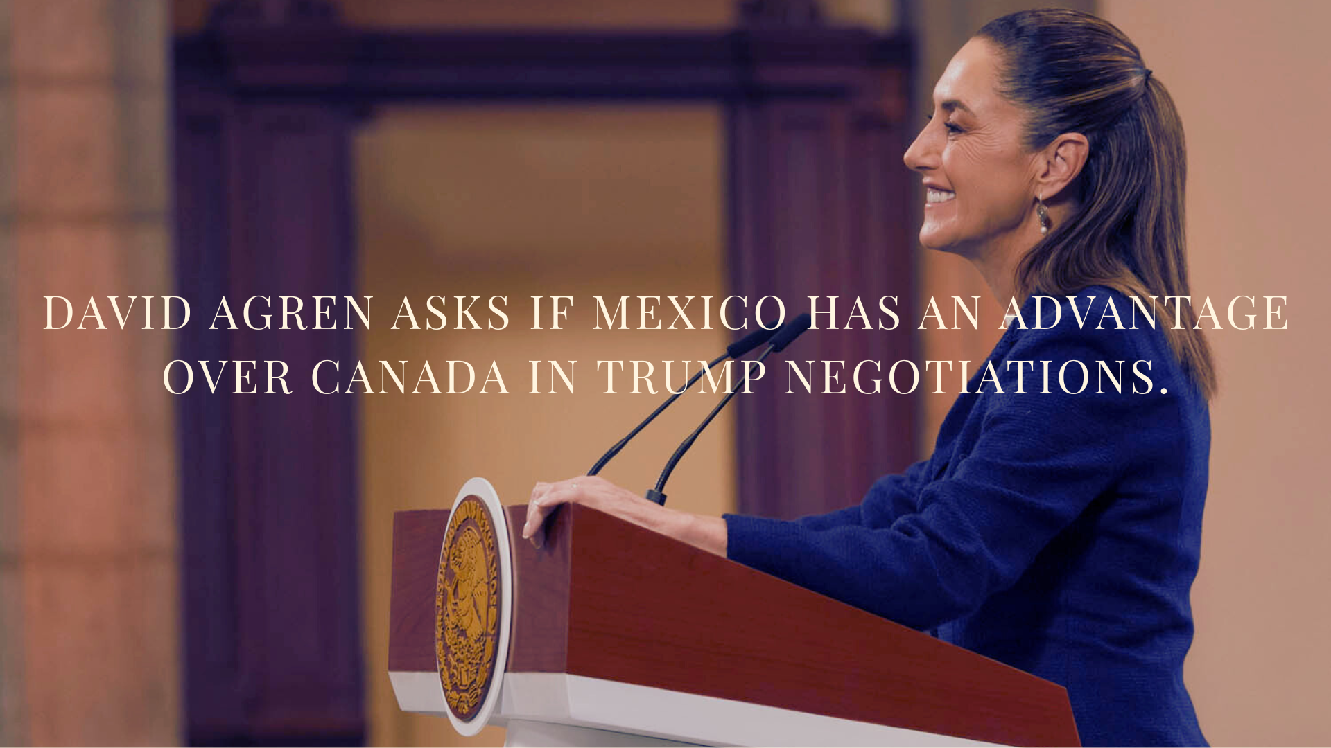Does Mexico have a bargaining advantage over Canada?