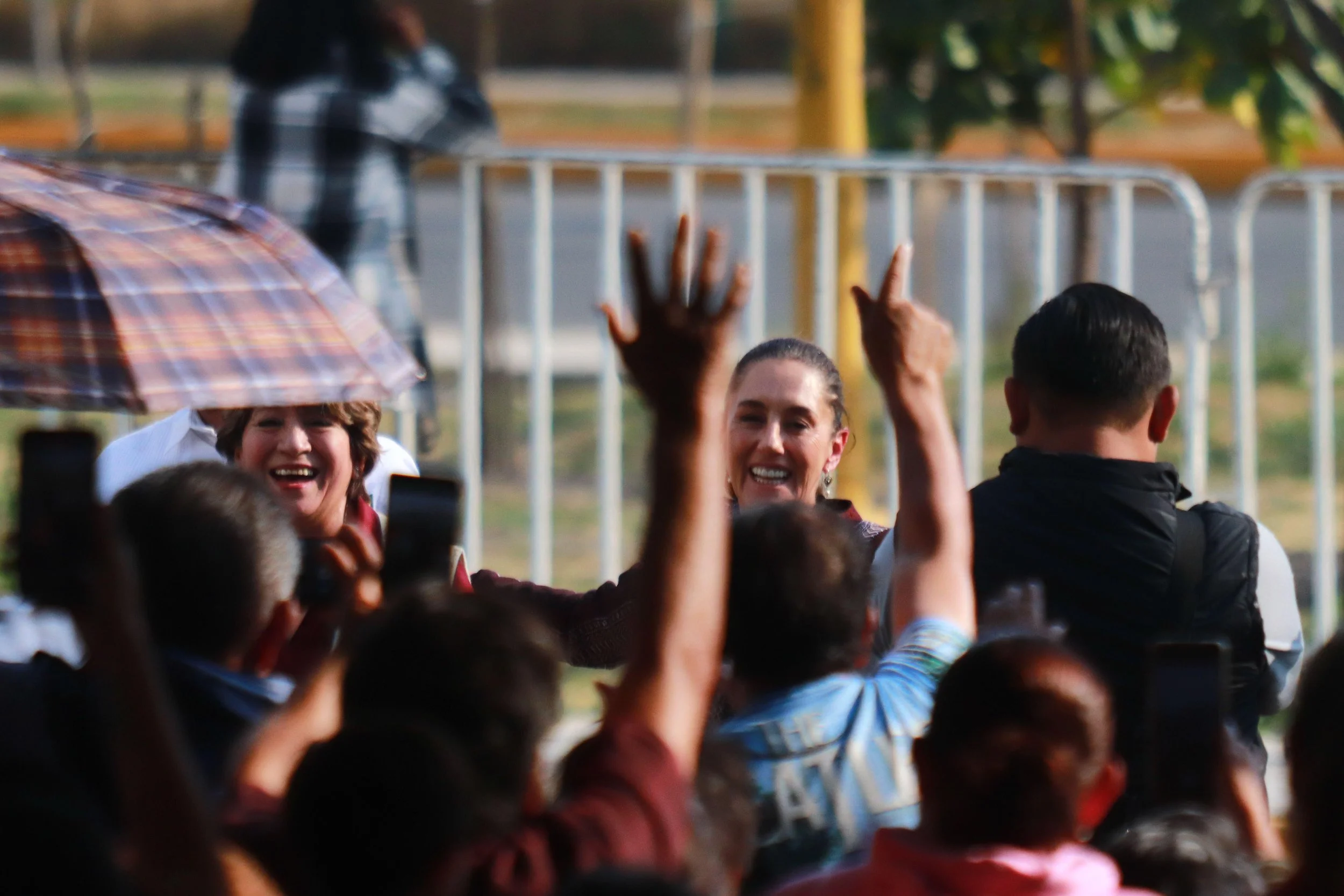 A news shot of Mexican President Claudia Sheinbaum