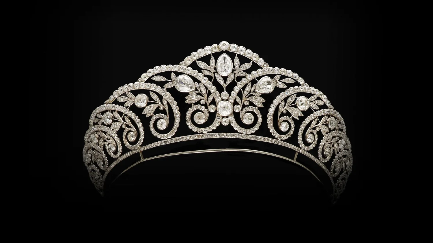 Tiara Square EARLY 20TH CENTURY DIAMOND TIARA BY BOUCHERON — Pauline's Jewellery Box