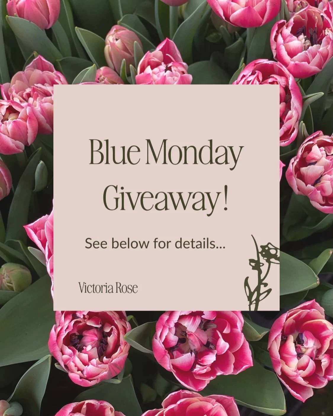 Competition now closed! Thanks a million for all your entries 

💙Blue Monday Giveaway💙

Monday the 19th January is supposedly the bluest day of the year. Let&rsquo;s try to change that in some small way! Whether for you or a friend, a bountiful bun