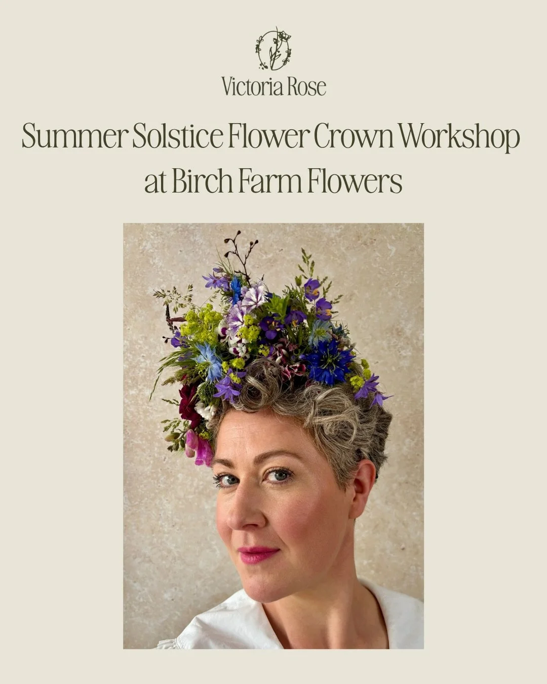 🌸 Summer Solstice Flower Crown Workshop 🌸

Celebrate the arrival of Midsummer with a truly gorgeous workshop, held in the beautiful surroundings of @birchfarmflowers 🤍

Link in bio for further details and to book.

#sustainablefloristry #britishgr