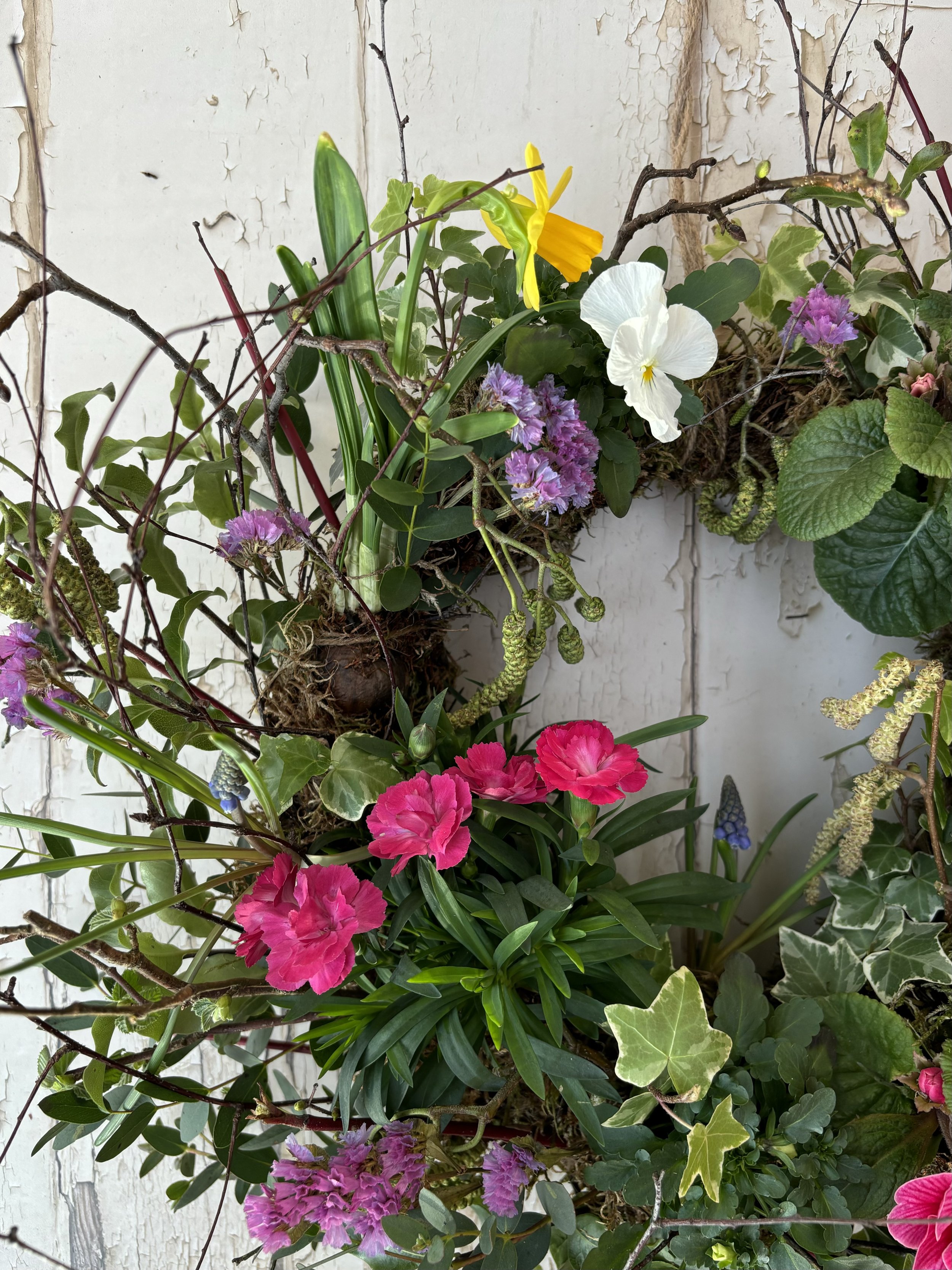 Living Spring Wreath Workshop at Agapanthus Interiors