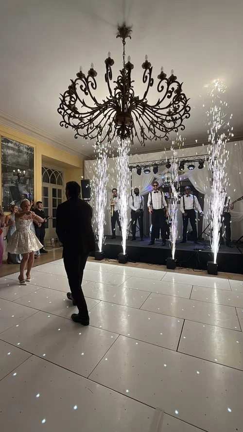 ​Cold Spark Fountain - £145 + VAT each (Sparks Up To 5m High. The Emerging Sparks Are Cold And Are Completely Harmless To Flammable Materials)