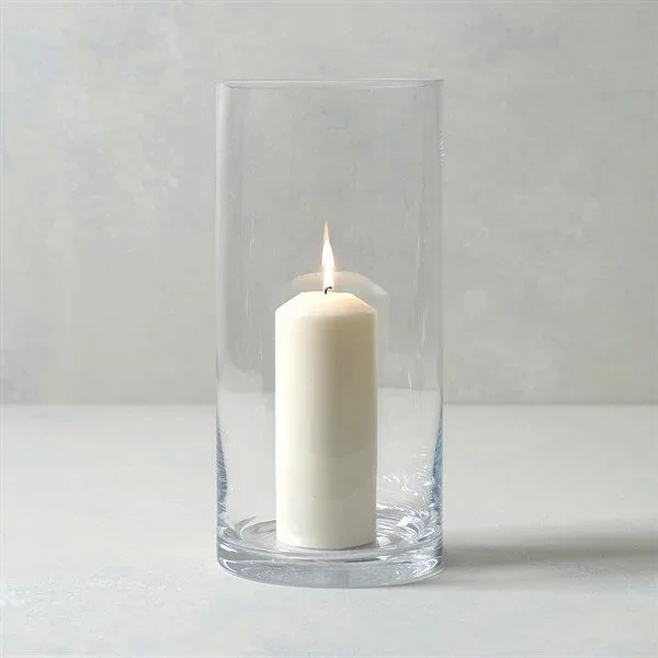 Glass Hurricane Vases (3 sizes) - £3.50 + VAT each
