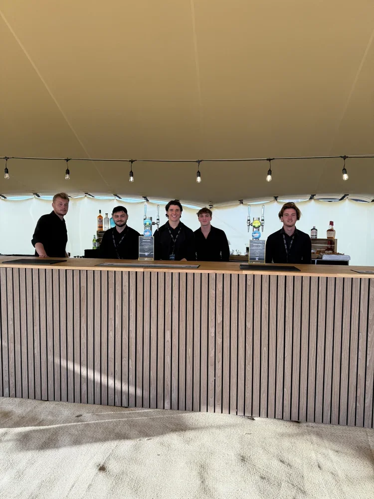Slatted Oak Bar
