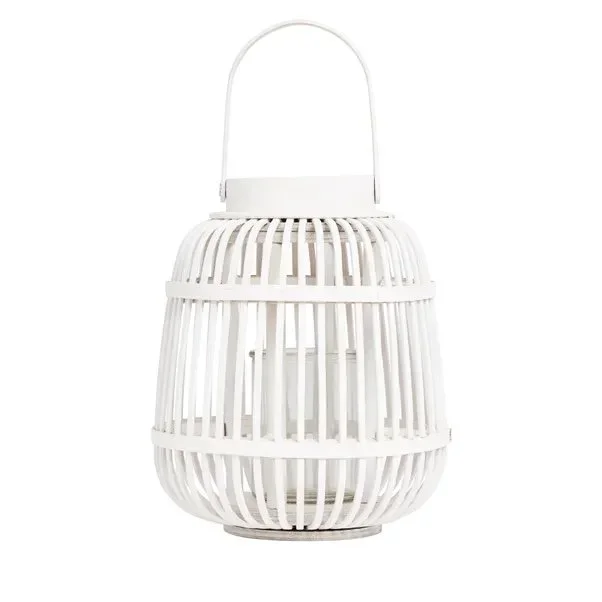 Rattan Lanterns - White - £12 + VAT each