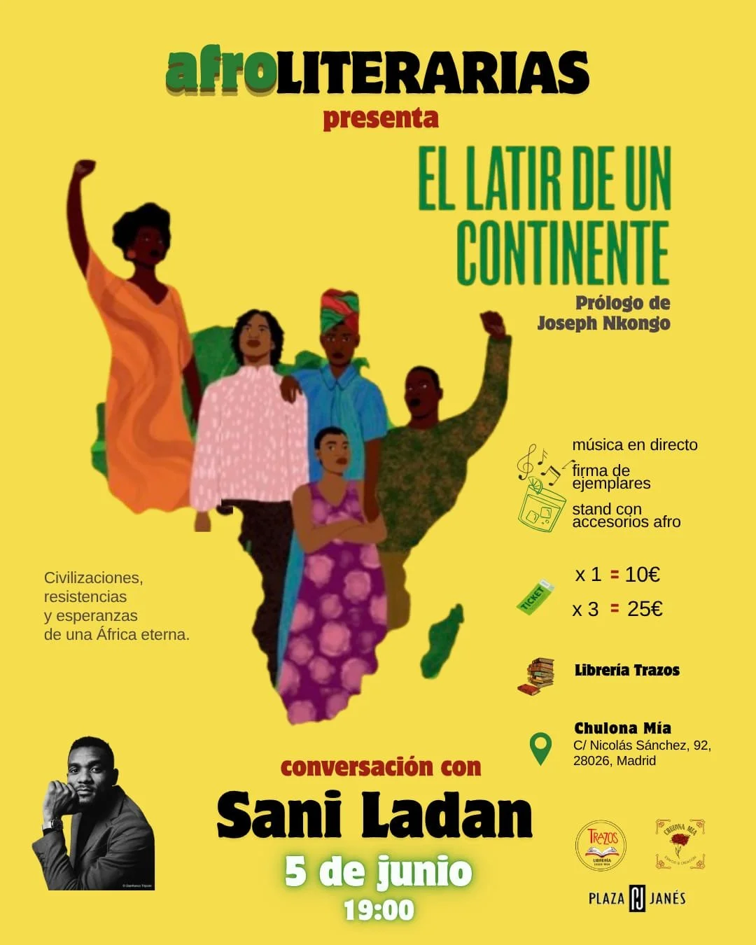 Afroliterarias con Sani Ladan