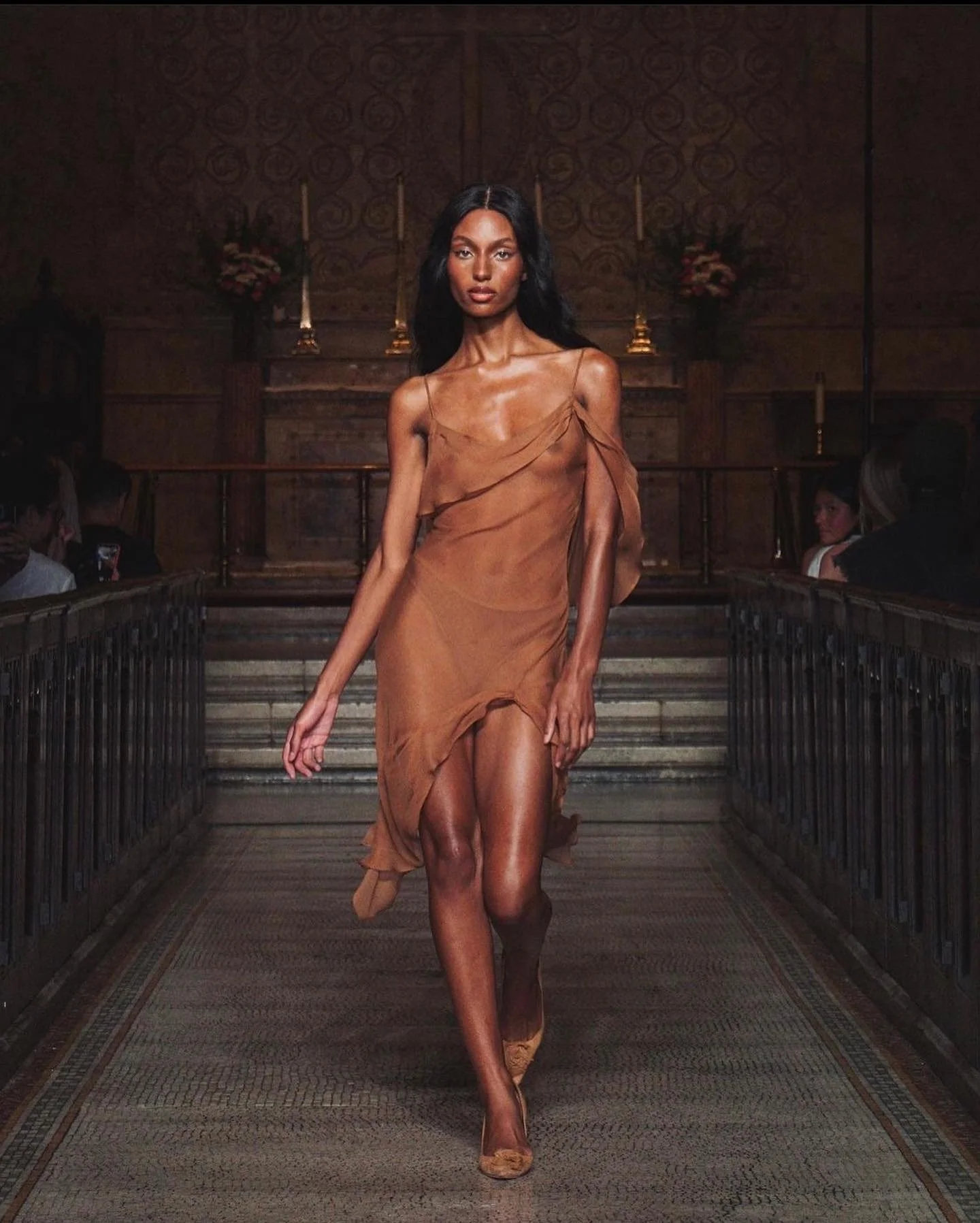 MP Draped Chiffon Dress Runway.JPG