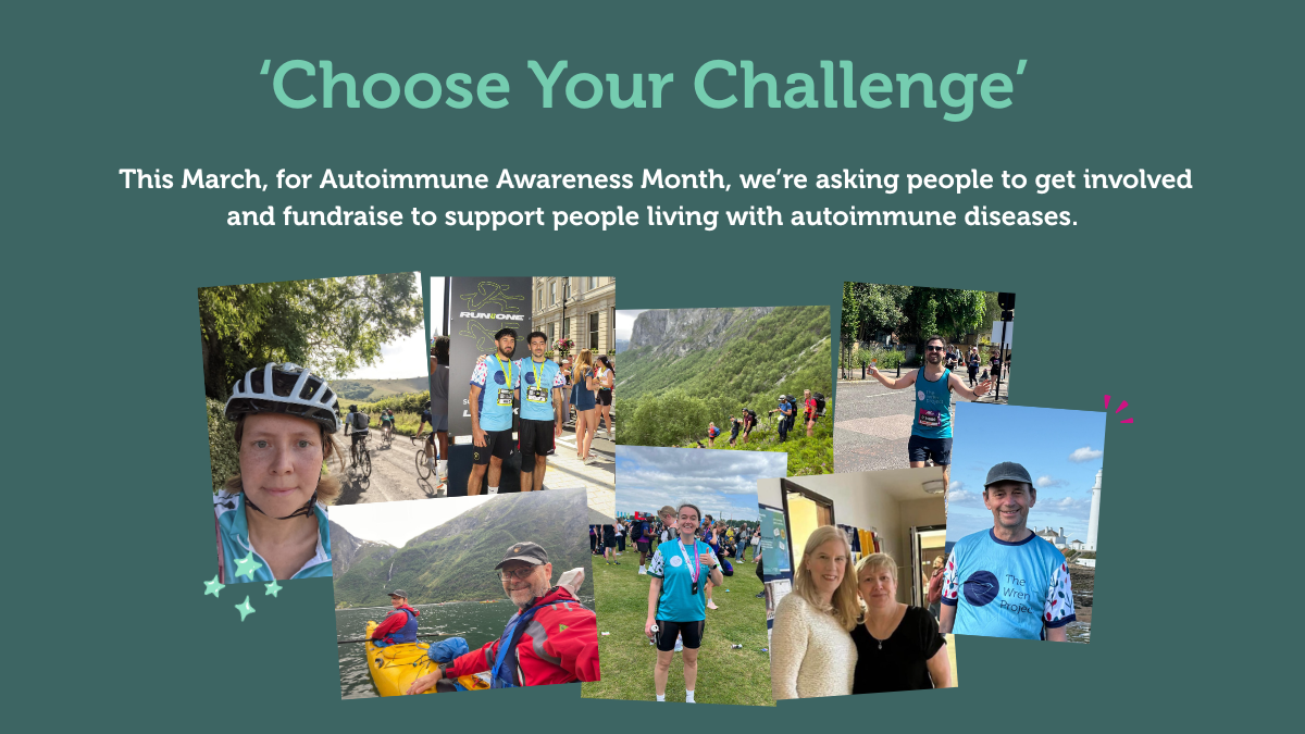 Take part in our fundraising challenge for Autoimmune Awareness Month