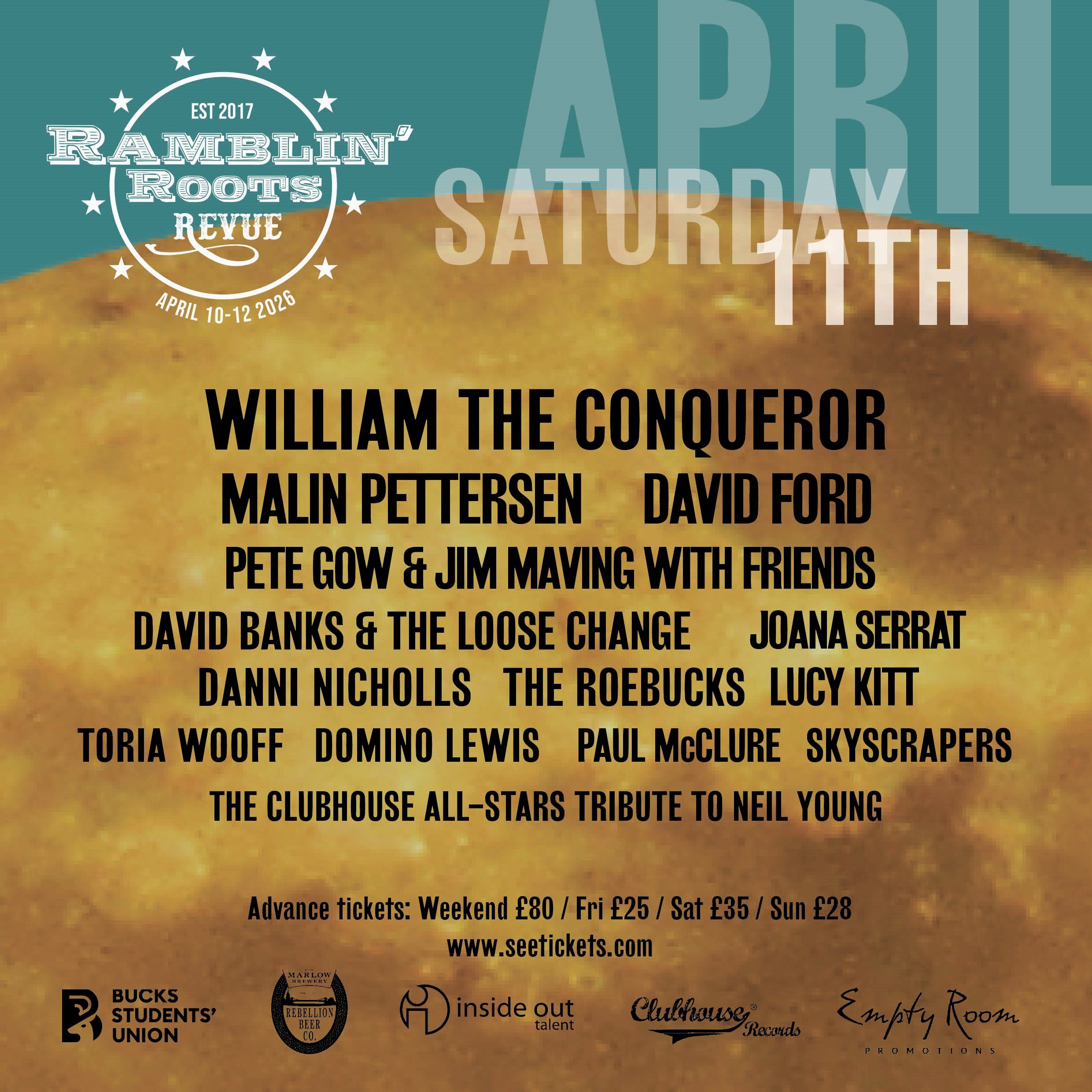 Ramblin Roots Revue Saturday 2026