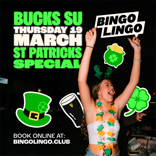 Bingo Lingo: St Patricks Special  Thursday 19 March 2026