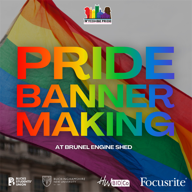 Pride Banner Making at Brunel Engine Shed
