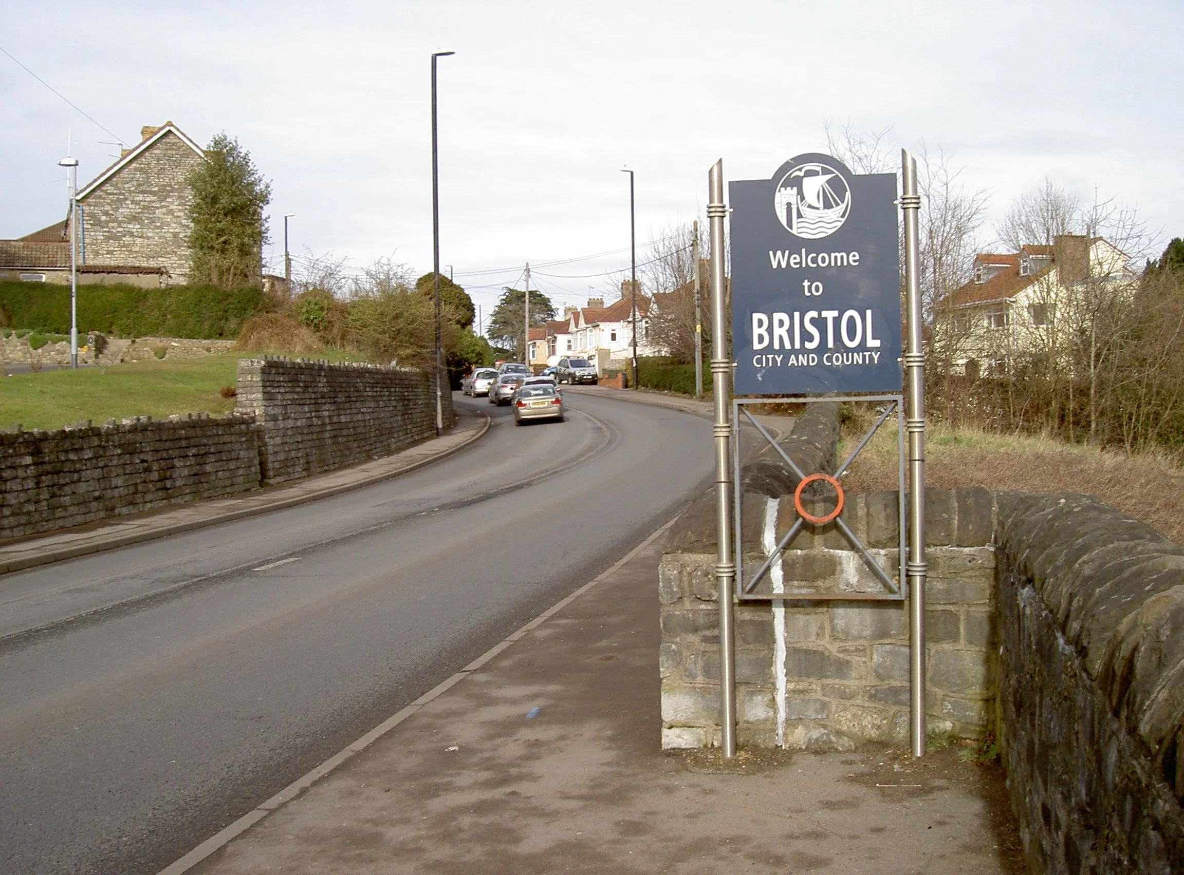 Welcome to Bristol signage