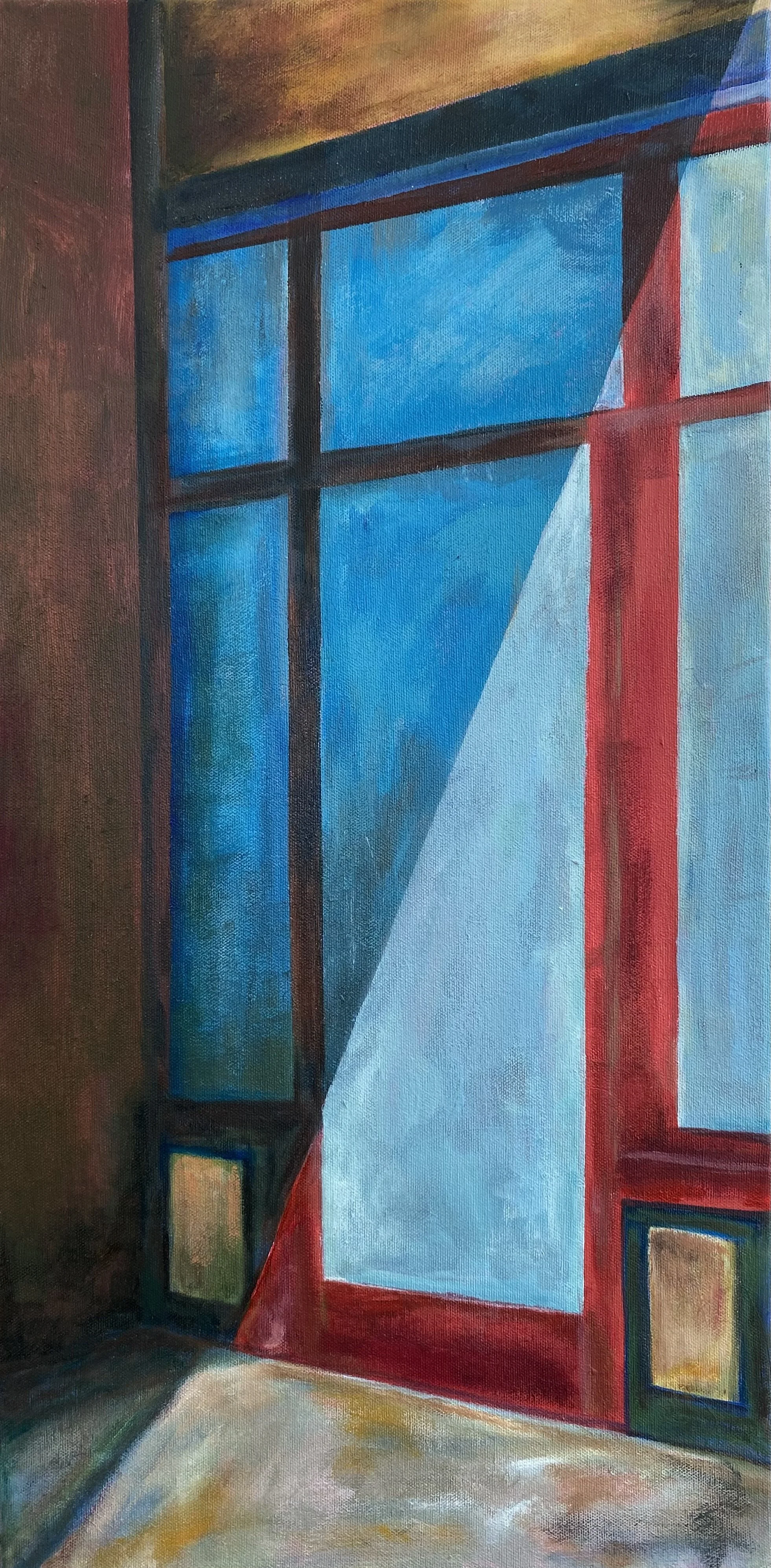 Shadow of Crown, 2026, Oil on Canvas, 12x24"