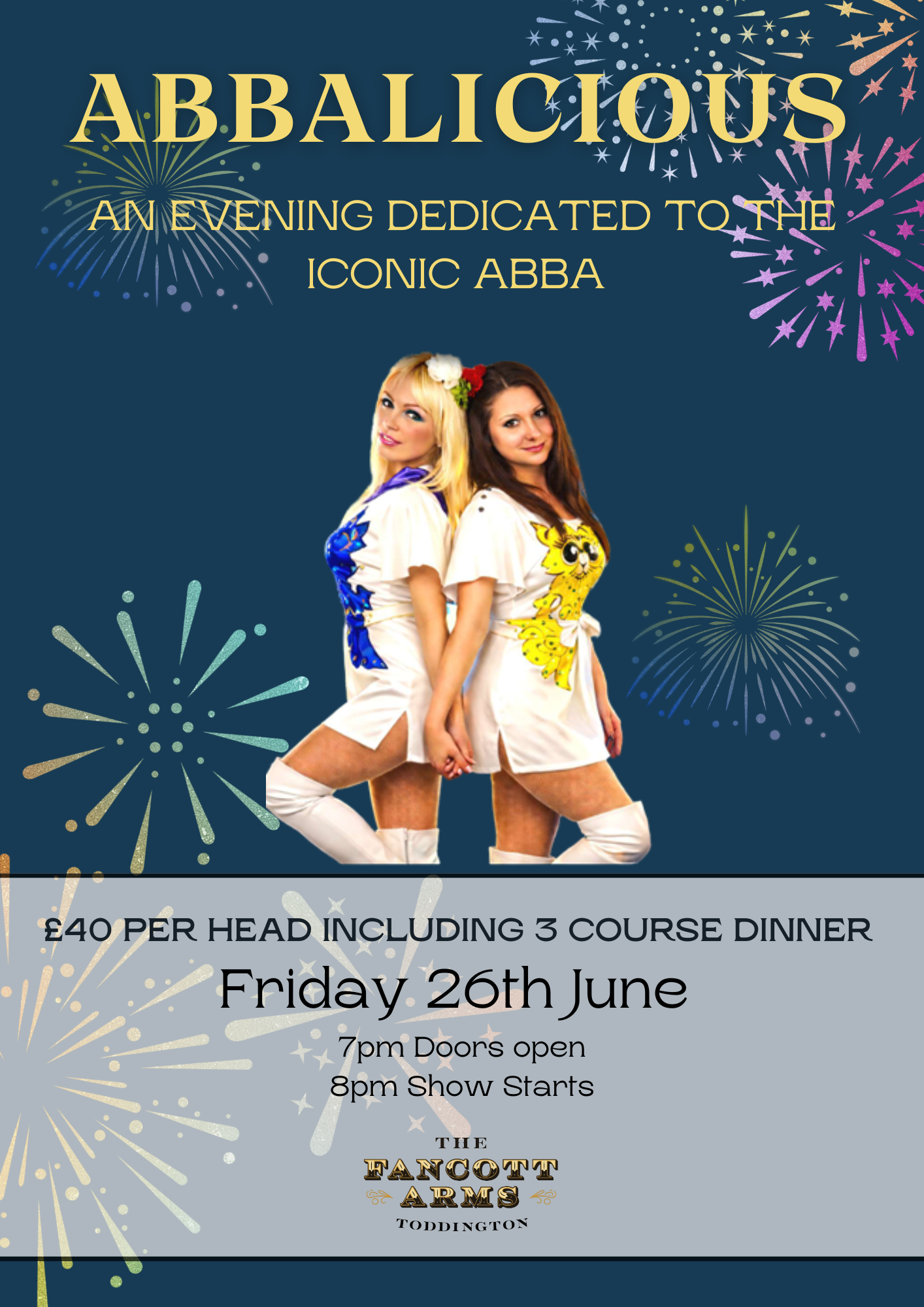 ABBALICIOUS an evening dedicated to the music of iconic ABBA