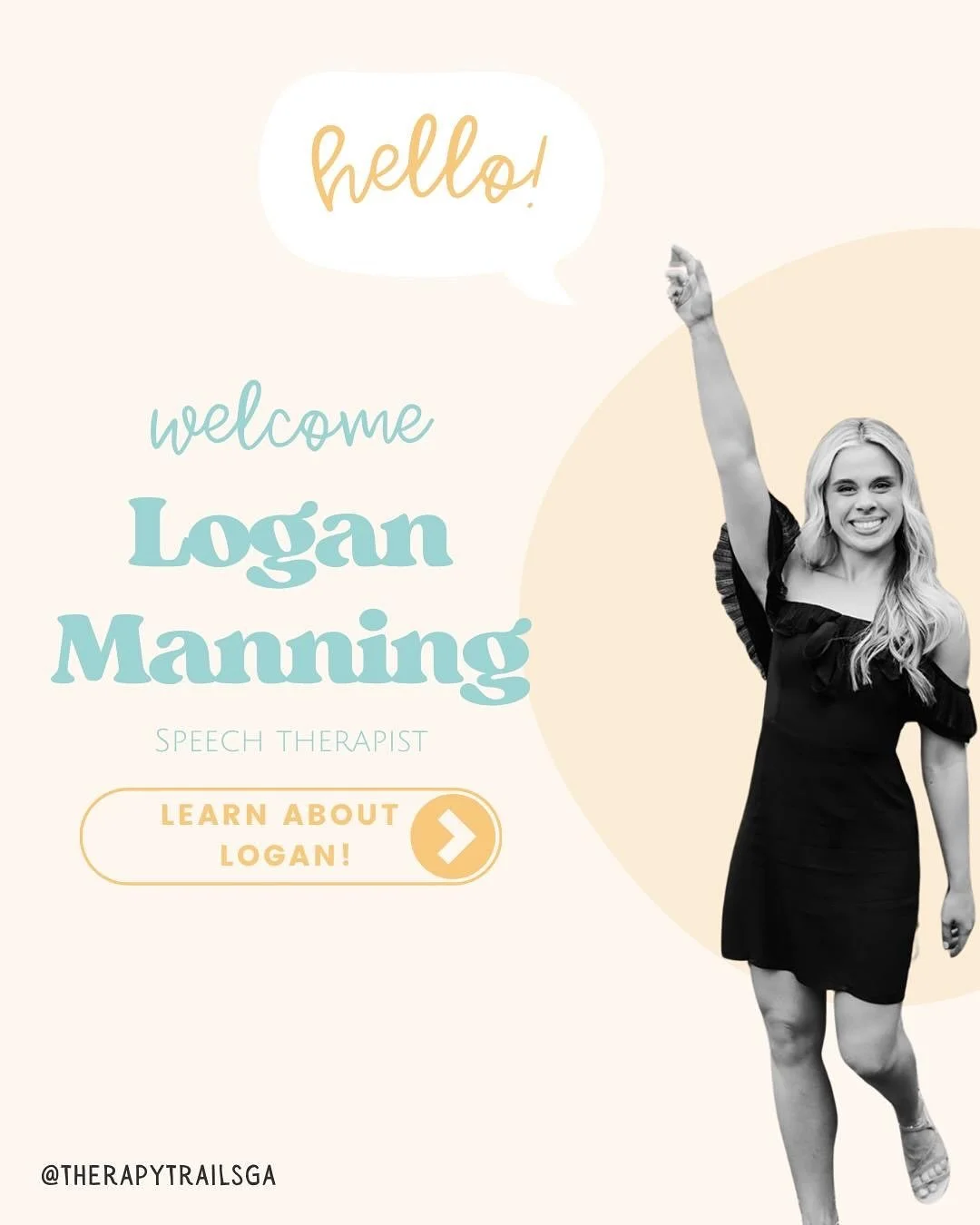 Give a #HighFive to one of our newest speech therapists, Logan! 🙌 She&rsquo;s kind, she&rsquo;s talented, and you&rsquo;re just going to love her! Welcome to Augusta (and Therapy Trails!) Logan! ❤️
#Welcome #SpeechTherapy

Augusta | Business | Pedia