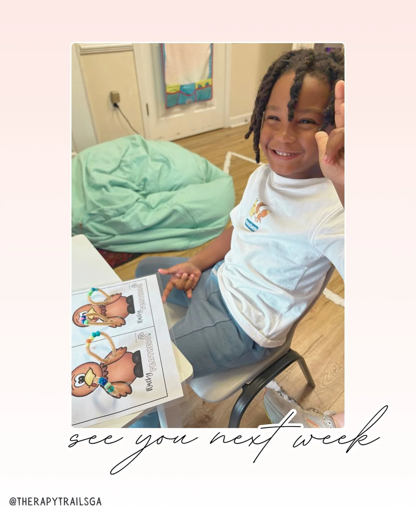 Peace out ✌️ Hope everyone has a wonderful Thanksgiving! See you in #December! 

Augusta | Business | Pediatric Therapy | Speech Therapy | Occupational Therapy | Physical Therapy | Georgia | Therapy Trails