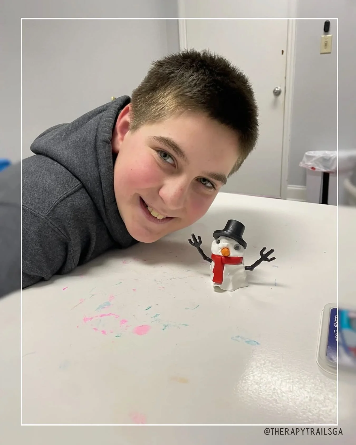 The closest we got to snow this weekend. ☃️ Grateful everyone stayed safe through the storm! &hellip;although a few flurries wouldn&rsquo;t have hurt 😉🌨️
#IceStorm #DoYouWantToBuildASnowman

Augusta | Business | Pediatric Therapy | Speech Therapy |