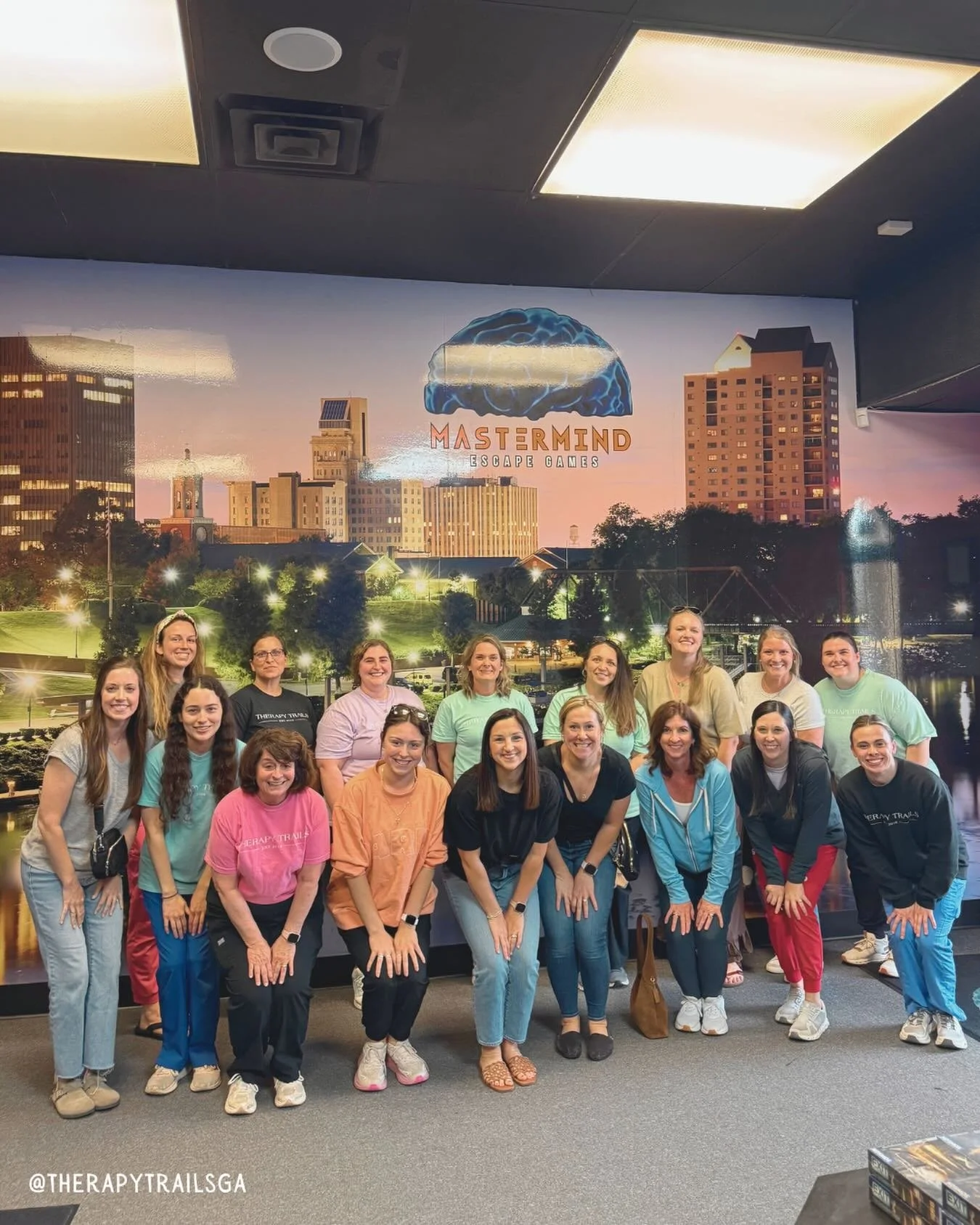 10/10 would lock ourselves in a room together again! 🚪🔐 These girls make any team bonding activity fun. The real question is&hellip; did we escape? 🧐😂
#EscapeRoom 

Augusta | Business | Pediatric Therapy | Speech Therapy | Occupational Therapy | 