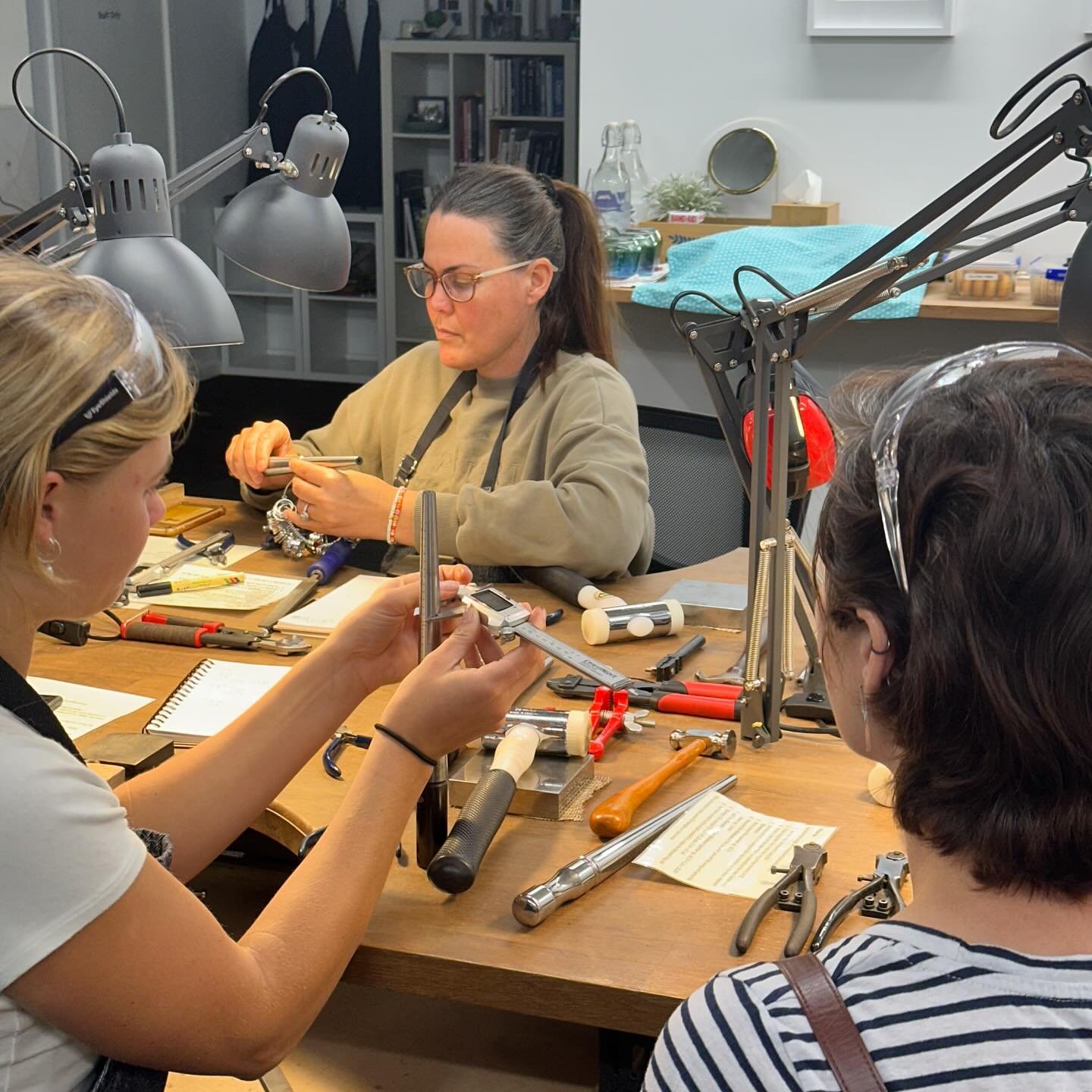 From workshop tools and rules to beautiful creations, this is your chance to blend the art of craftsmanship with the joy of making something beautiful. 💎✨ At a Flux &amp; Facet workshop, Emma will help you create a piece waiting to be treasured for 