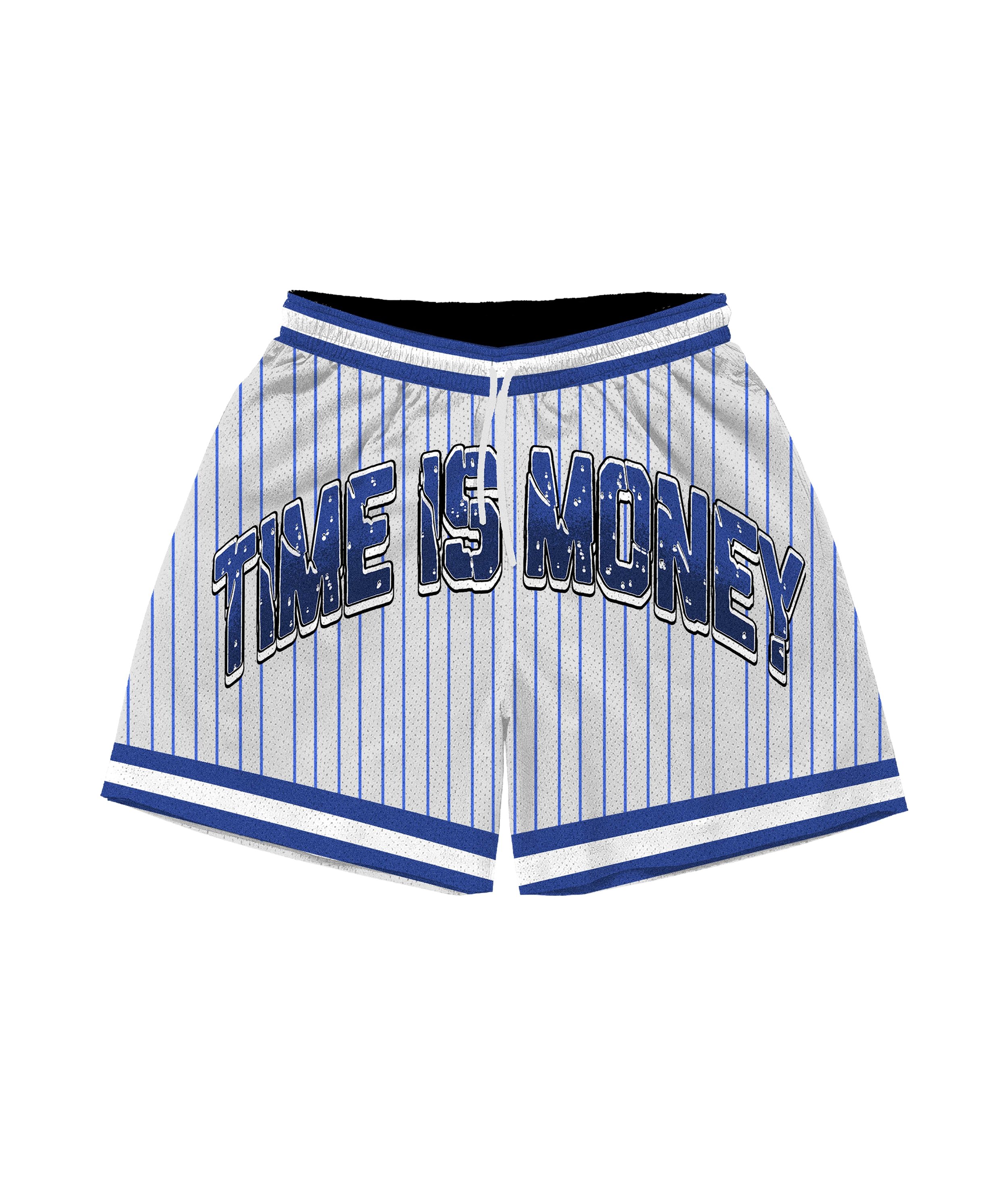 Royal Blue & White Basketball Shorts
