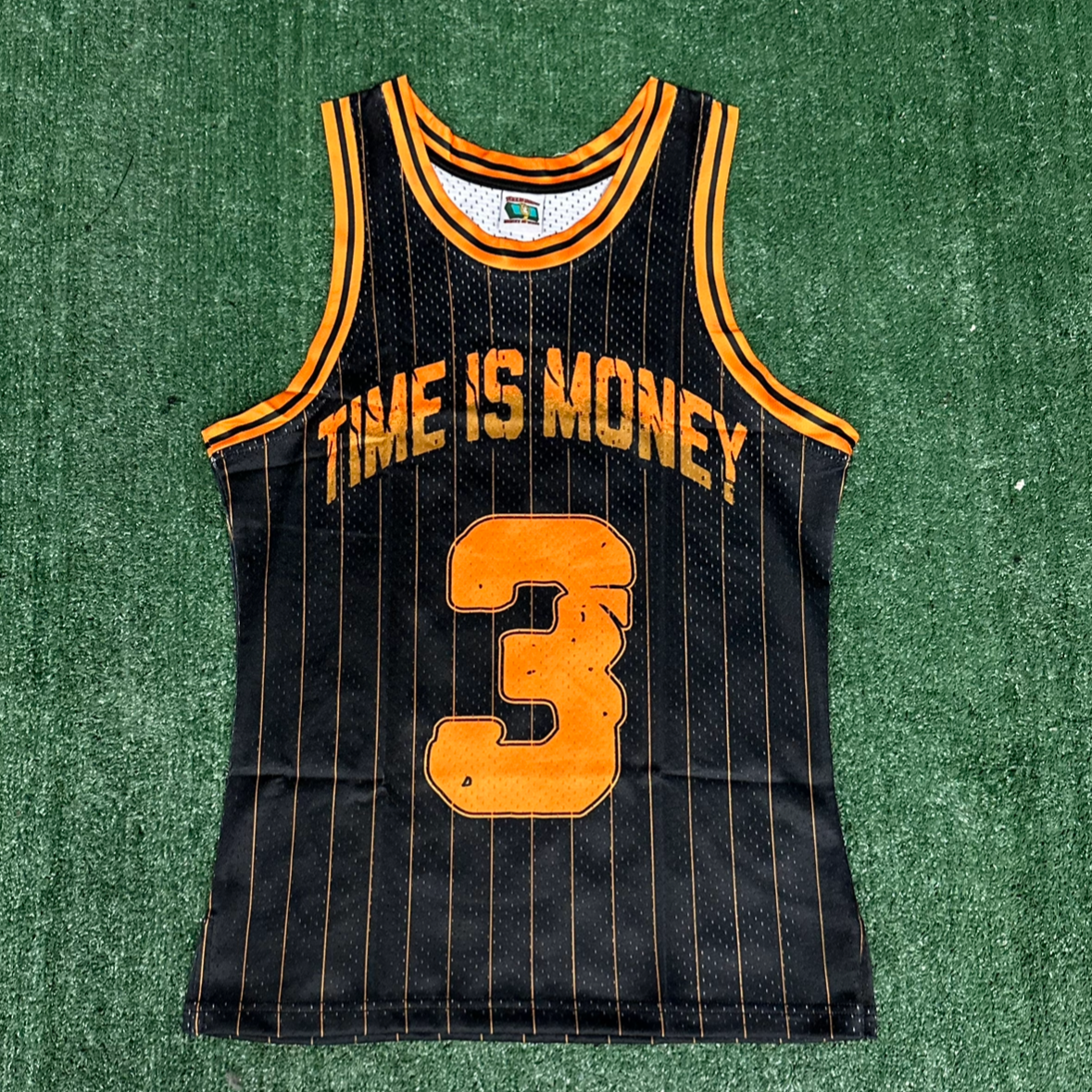 Orange & Black Basketball Jersey