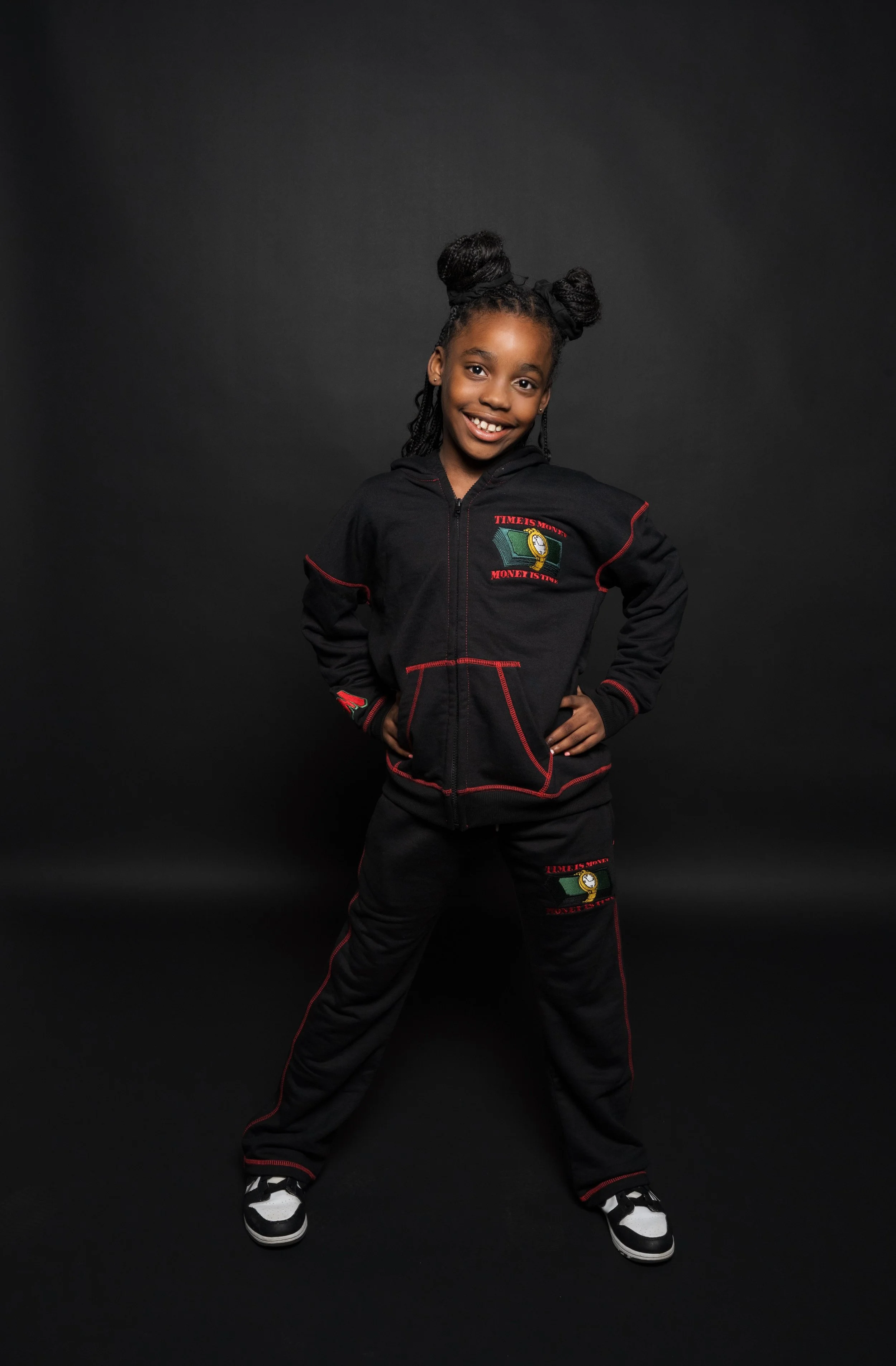 Black Time is Money YOUTH Sweatsuit
