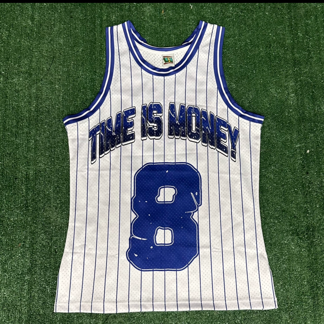 Blue & White Basketball Jersey