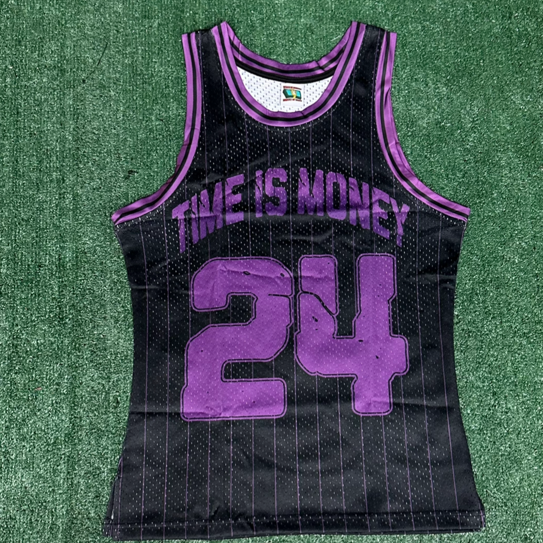 Purple & Black Basketball Jersey