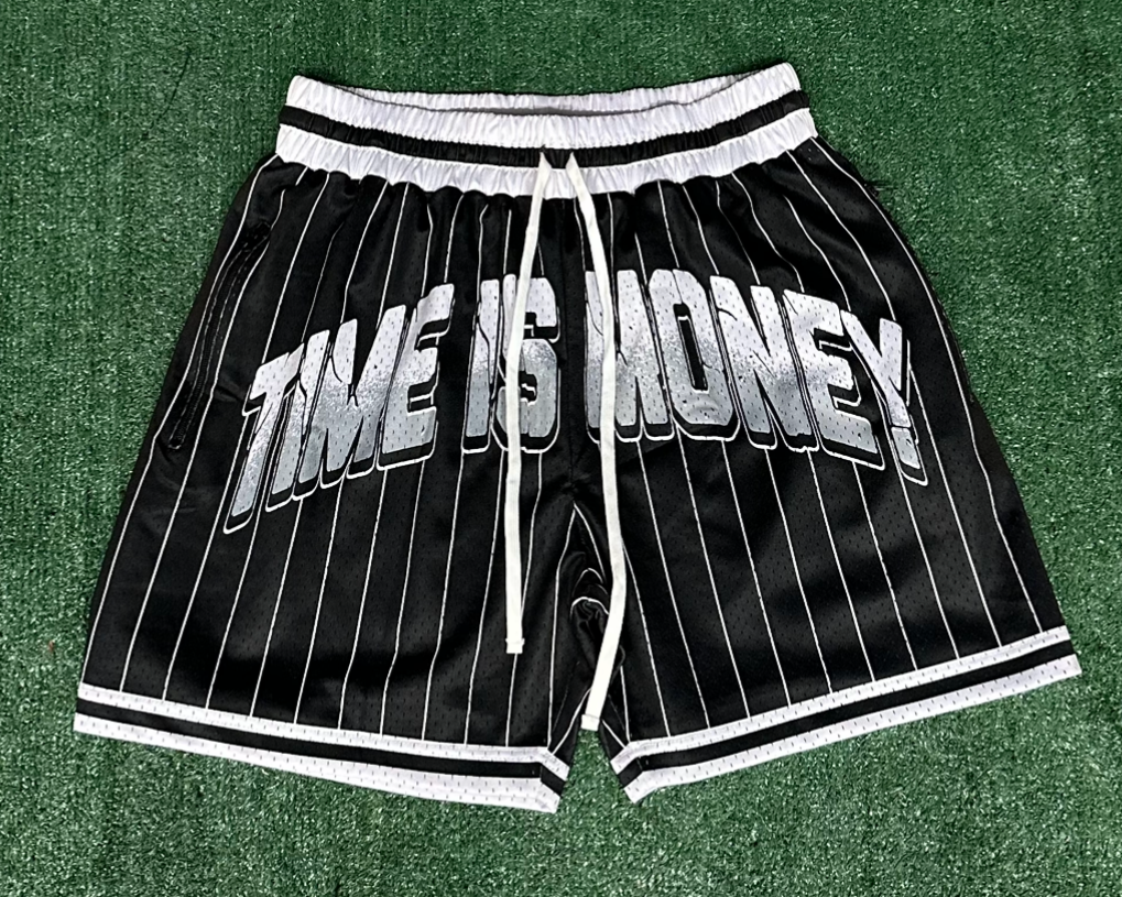 Black & White Basketball Shorts