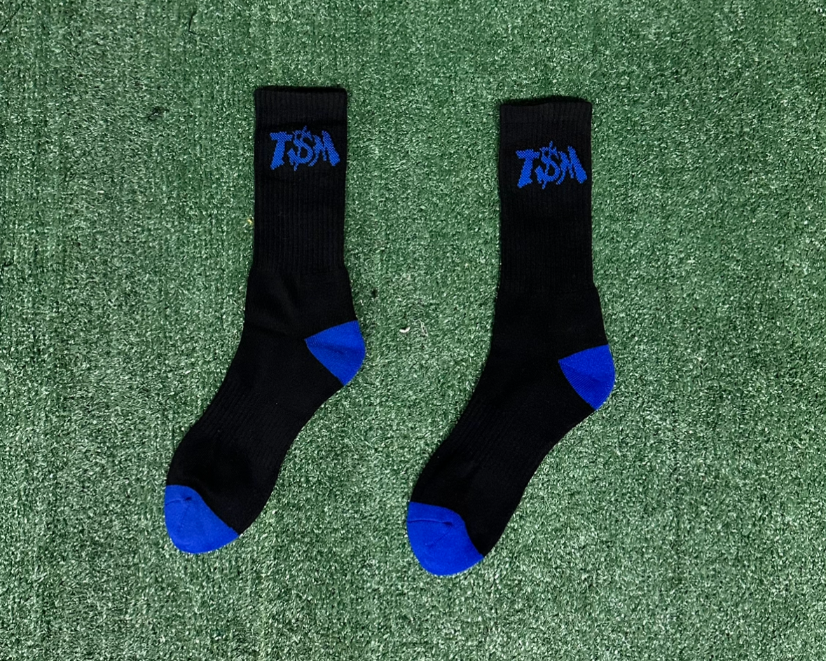 Black & Blue Socks